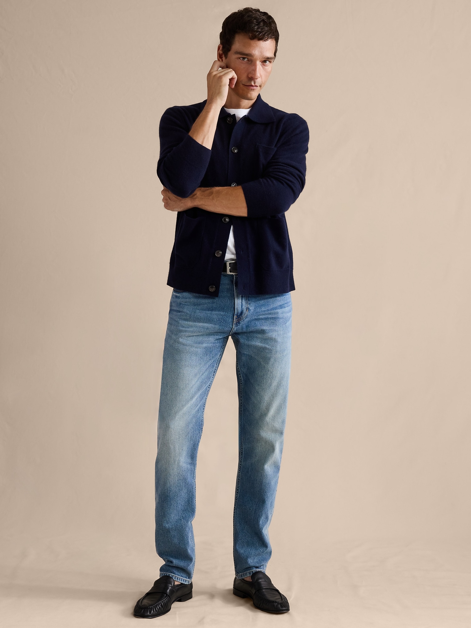 Image number 1 showing, SLIM AUTHENTIC DENIM