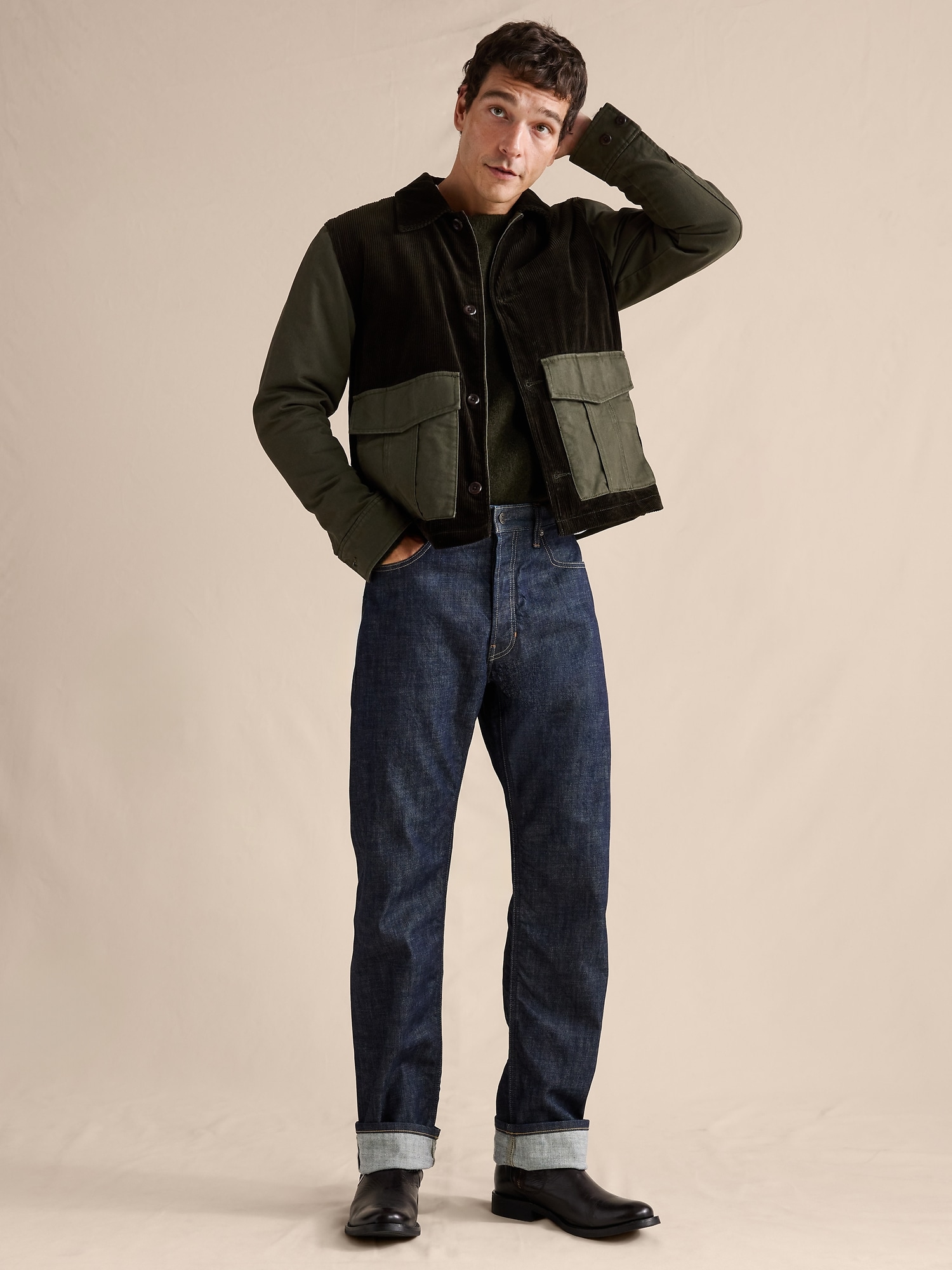 Straight Selvedge Jean - Dark Vintage Wash