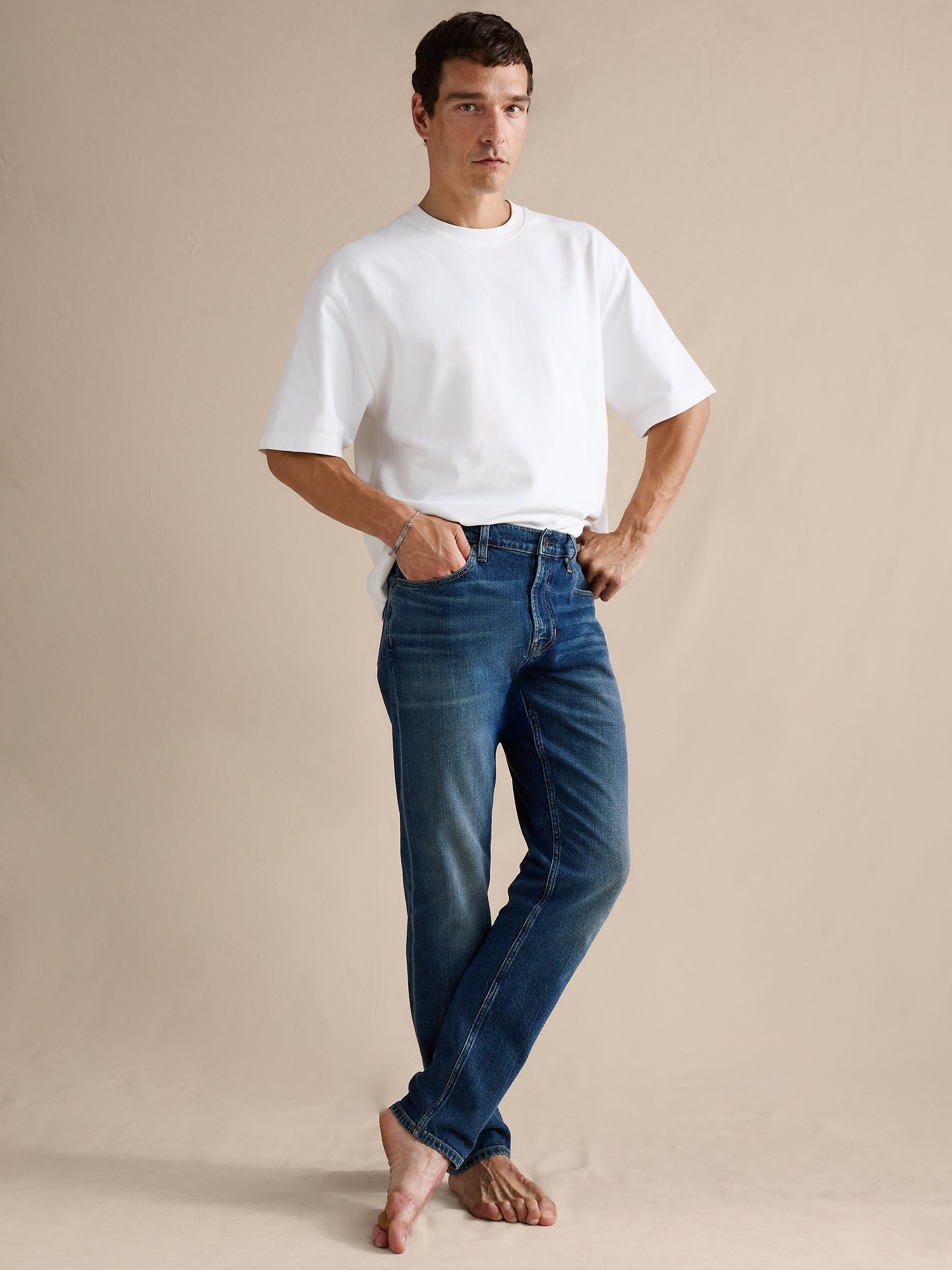Image number 5 showing, SLIM AUTHENTIC DENIM