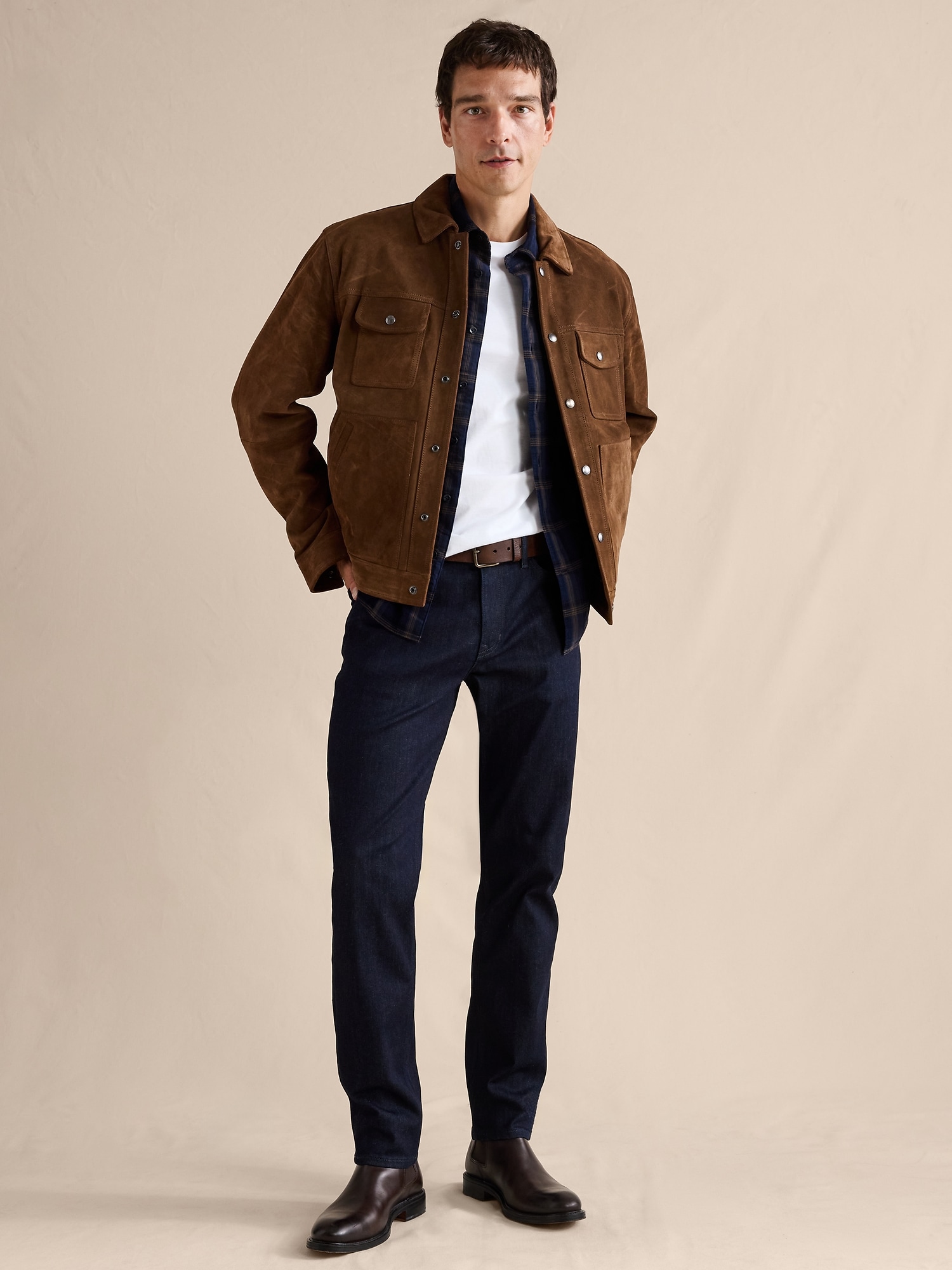 Image number 1 showing, ATHLETIC LUXE TRAVELER JEAN