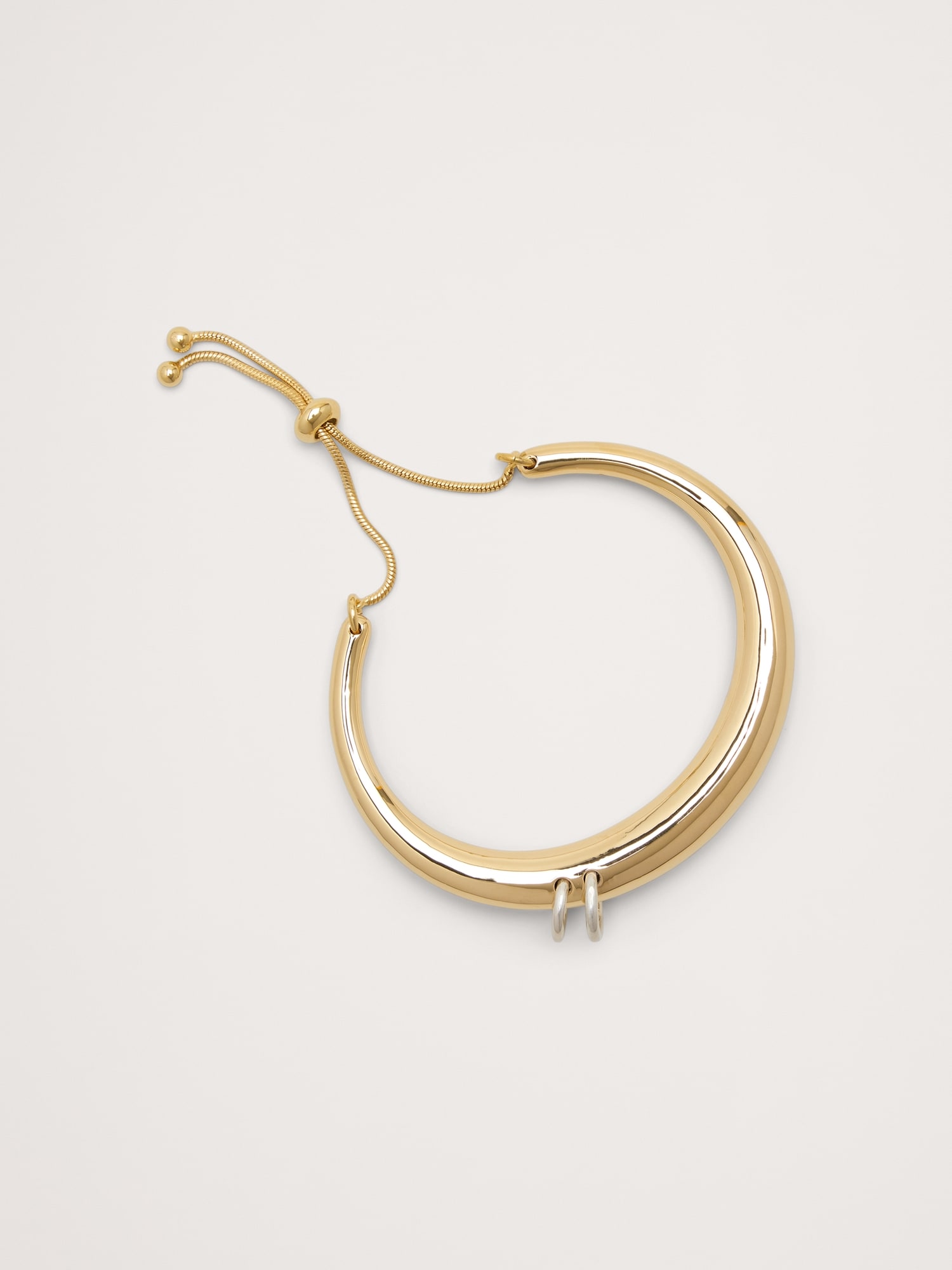Image number 1 showing, Pierced Cuff Slider Bracelet