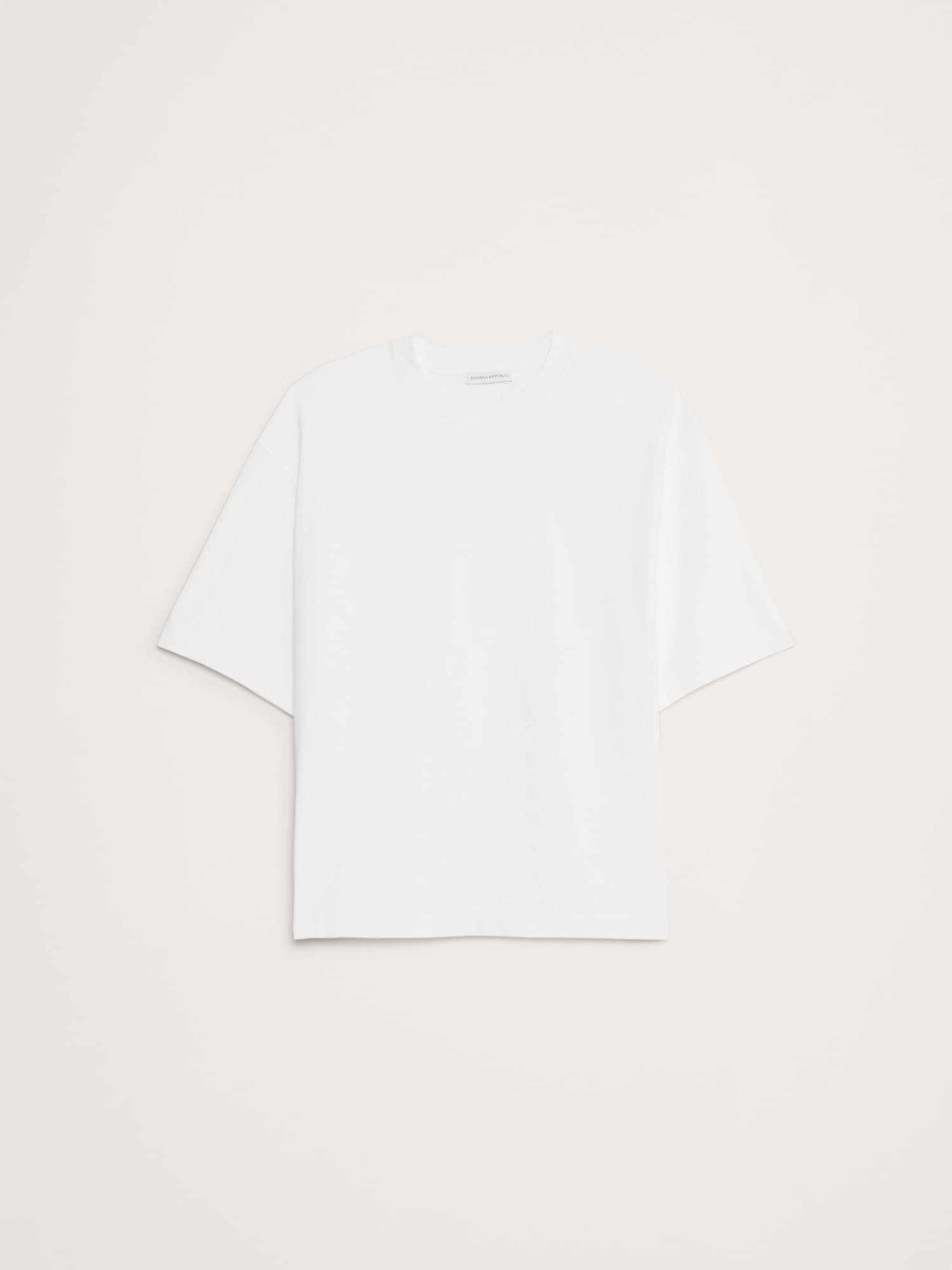 Image number 4 showing, BOXY HEAVYWEIGHT COTTON T-SHIRT