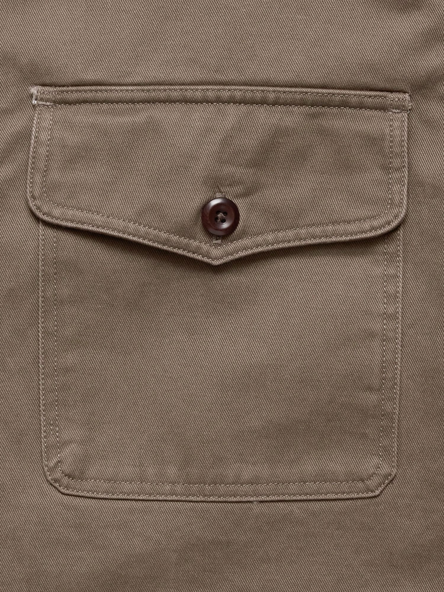 Image number 6 showing, HEAVY TWILL OVERSHIRT