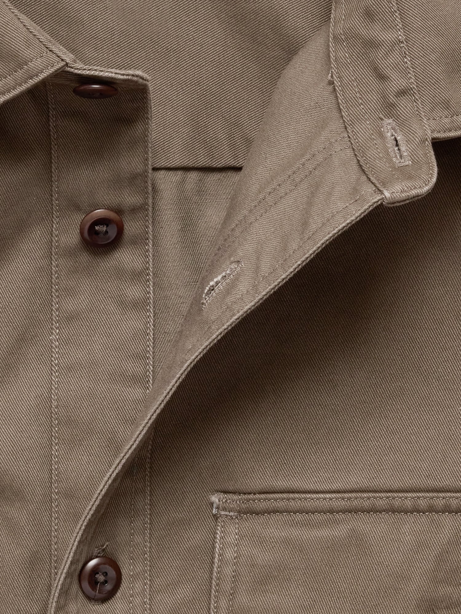 Image number 7 showing, HEAVY TWILL OVERSHIRT
