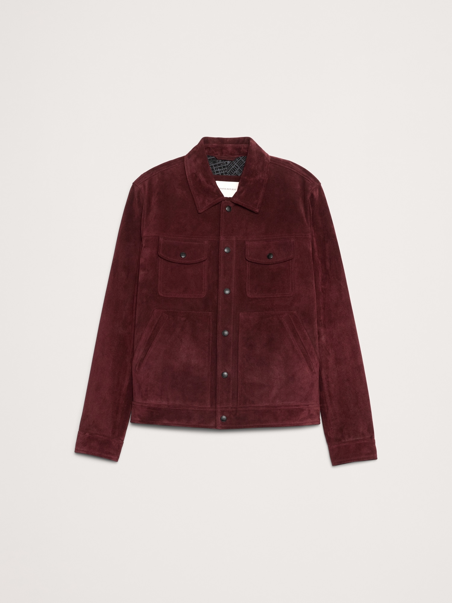 Image number 5 showing, Oiled Suede Trucker Jacket