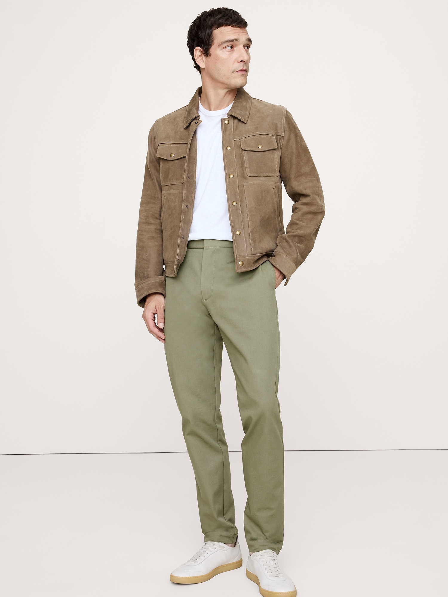 Image number 1 showing, Athletic Italian-Stretch Chino