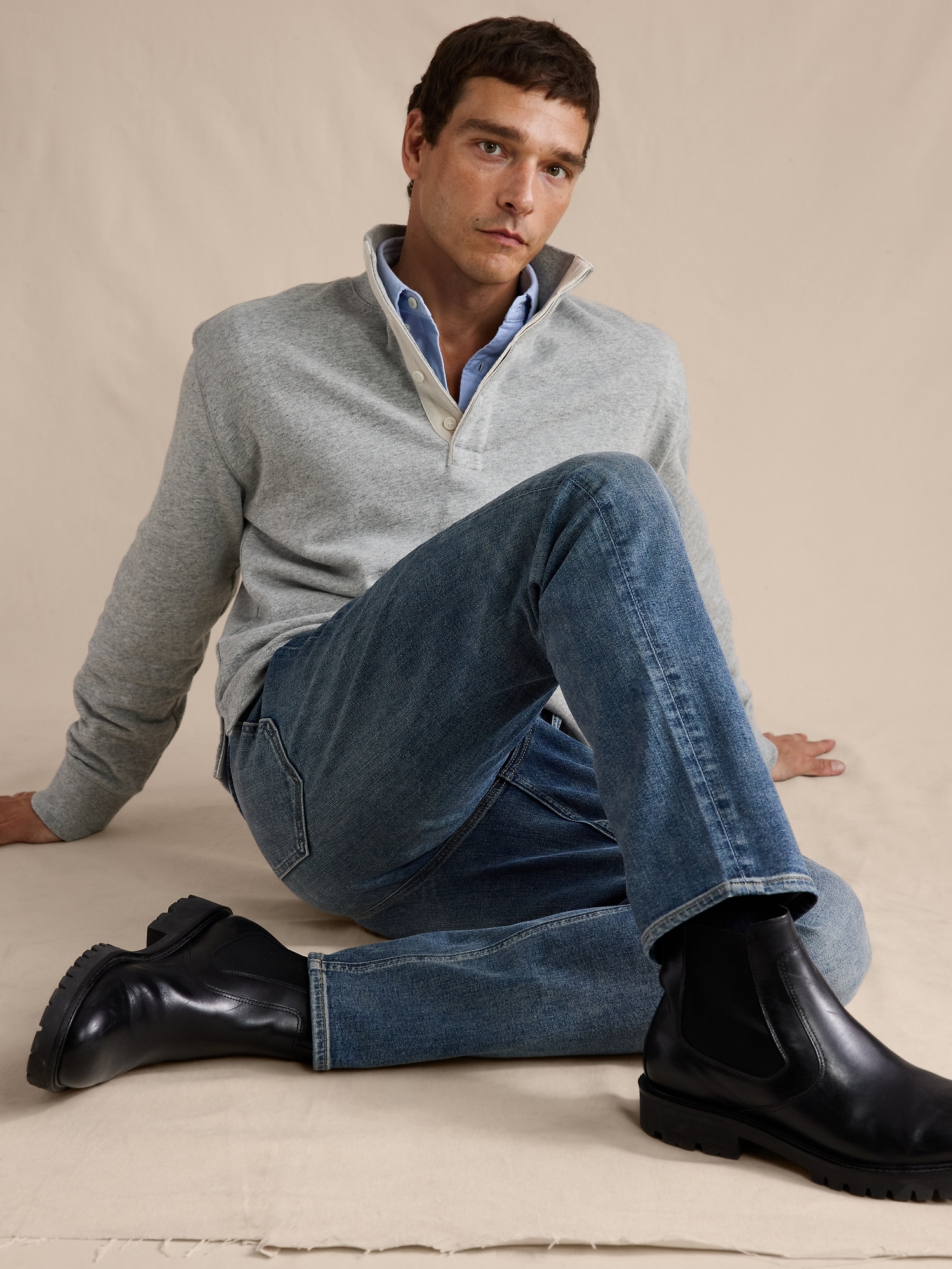 Image number 8 showing, ATHLETIC LUXE TRAVELER JEAN