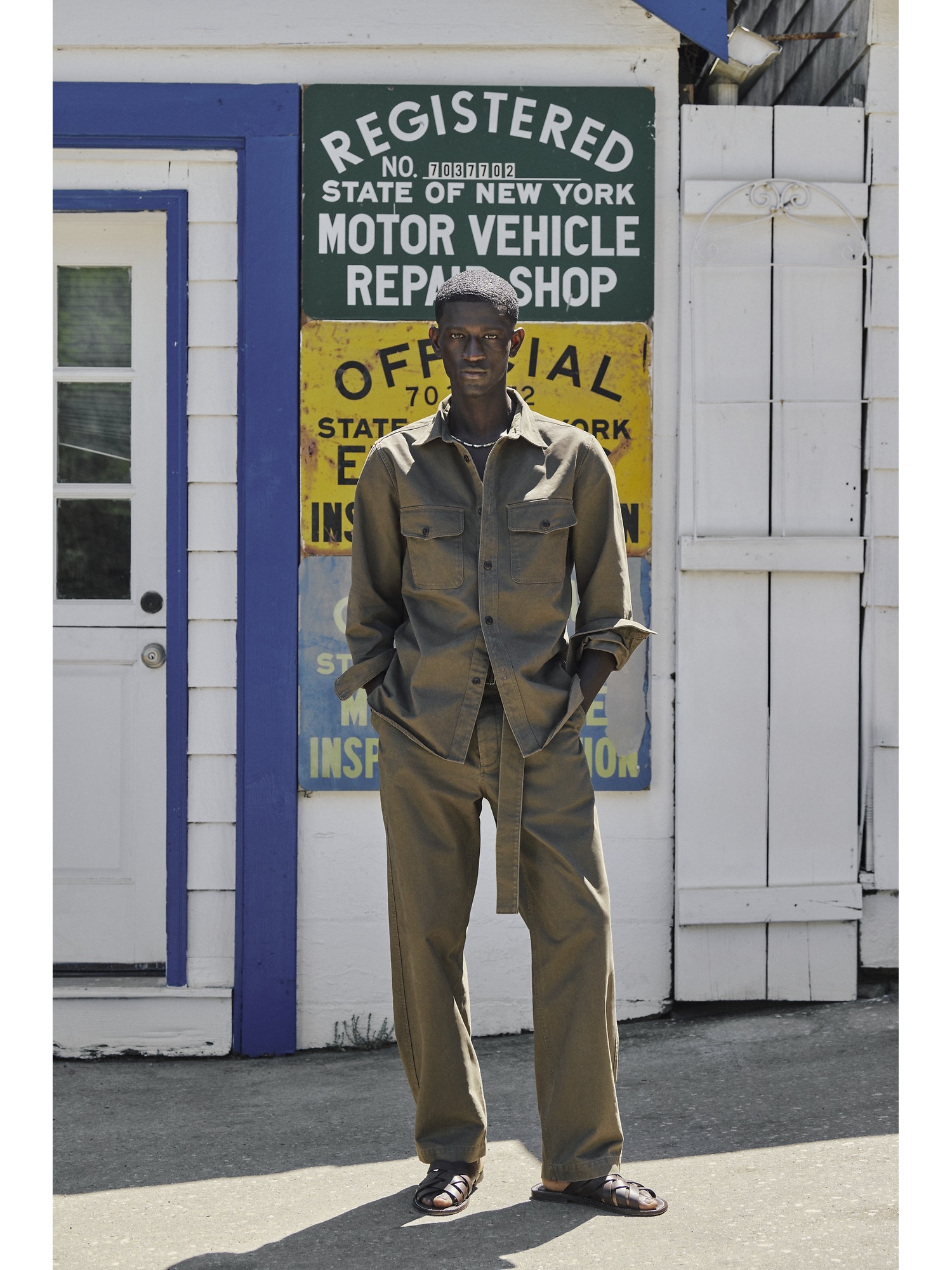 Image number 8 showing, HEAVY TWILL OVERSHIRT