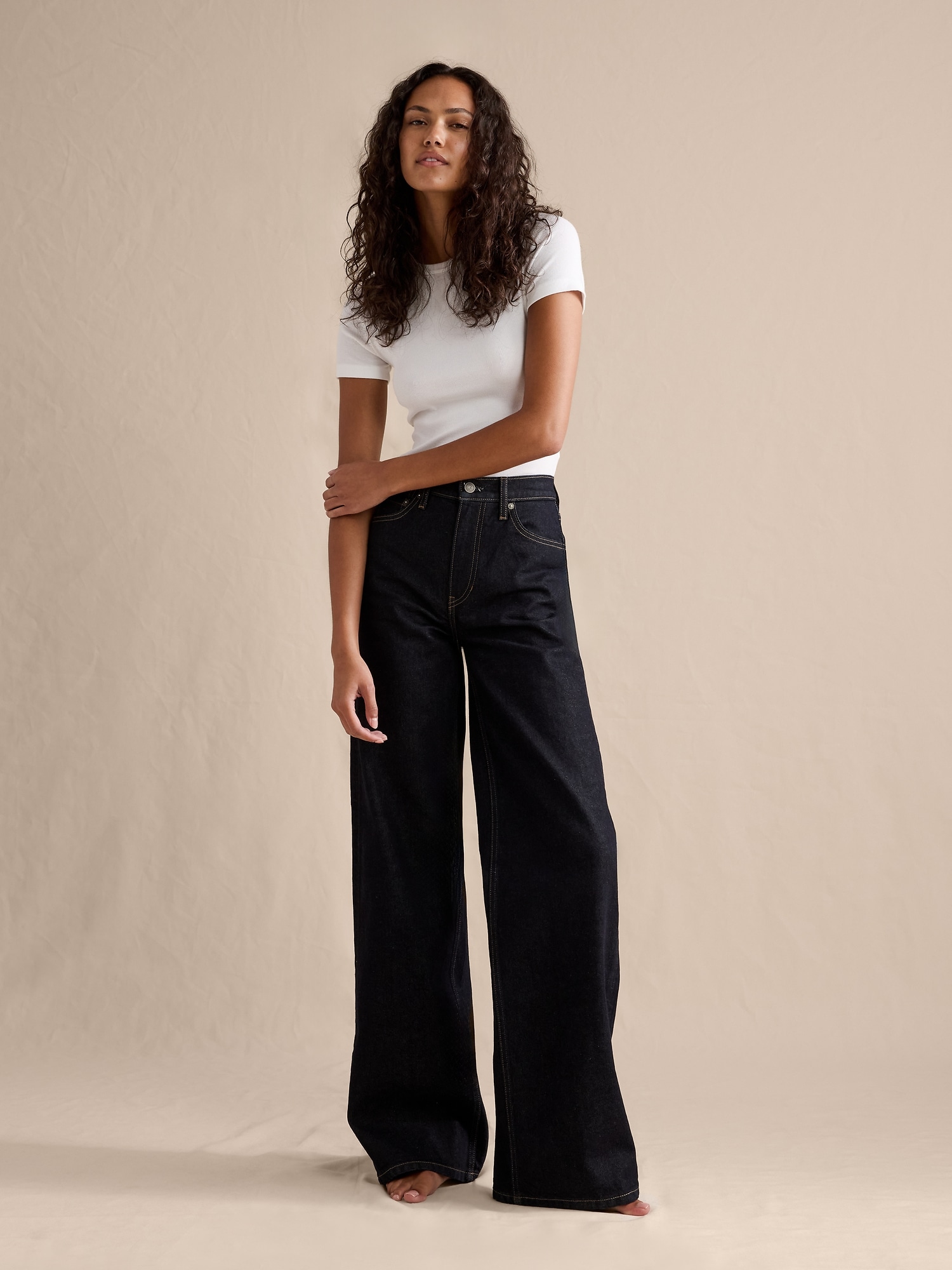 Image number 5 showing, THE ICON CLASSIC WIDE-LEG JEAN