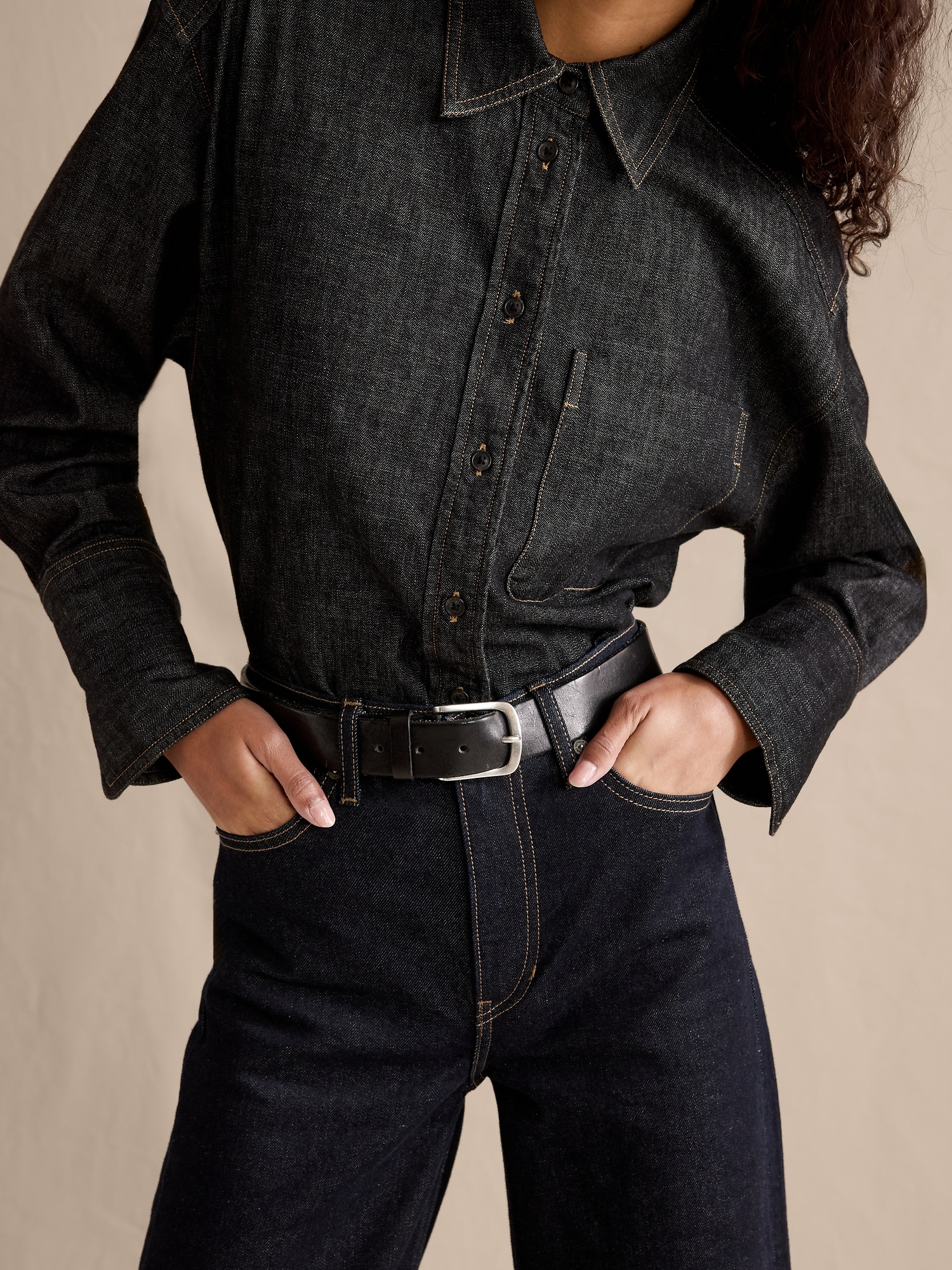 Image number 4 showing, THE ICON CLASSIC WIDE-LEG JEAN