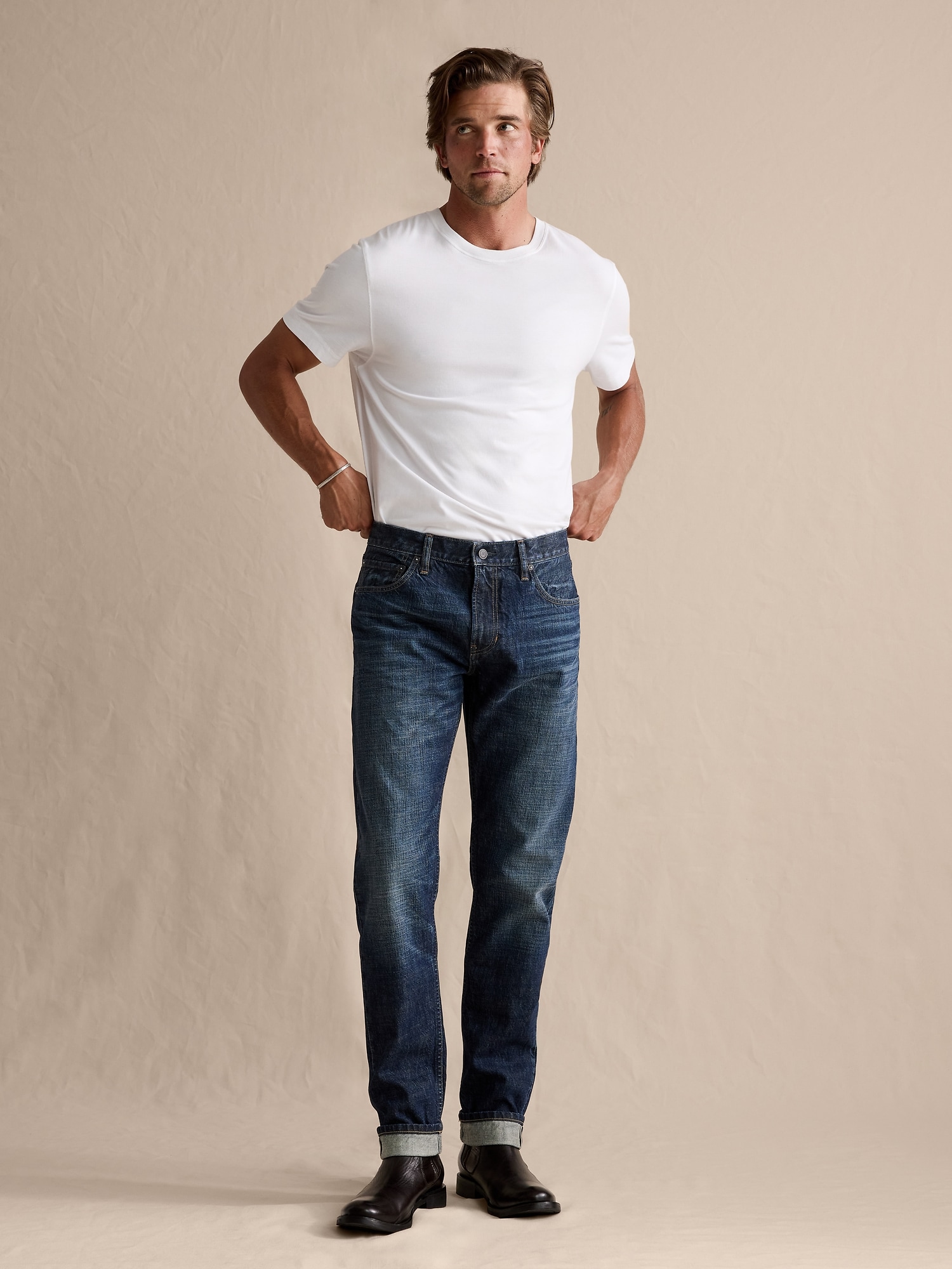 Image number 4 showing, Slim Selvedge Jean