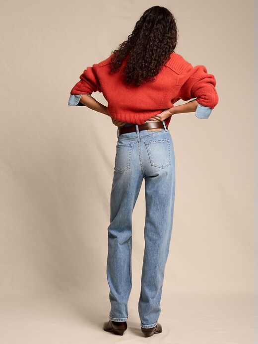High-Rise 90S Straight Jean | Banana Republic
