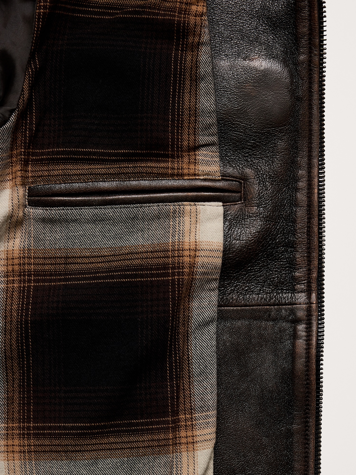 Image number 6 showing, Leather Racing Jacket