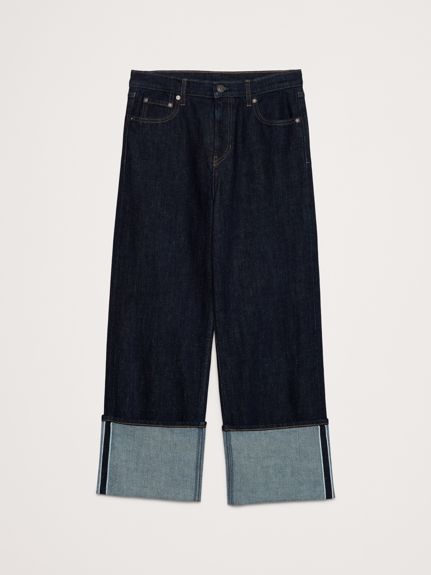 Image number 6 showing, High-Rise Stovepipe Straight Leg Jean