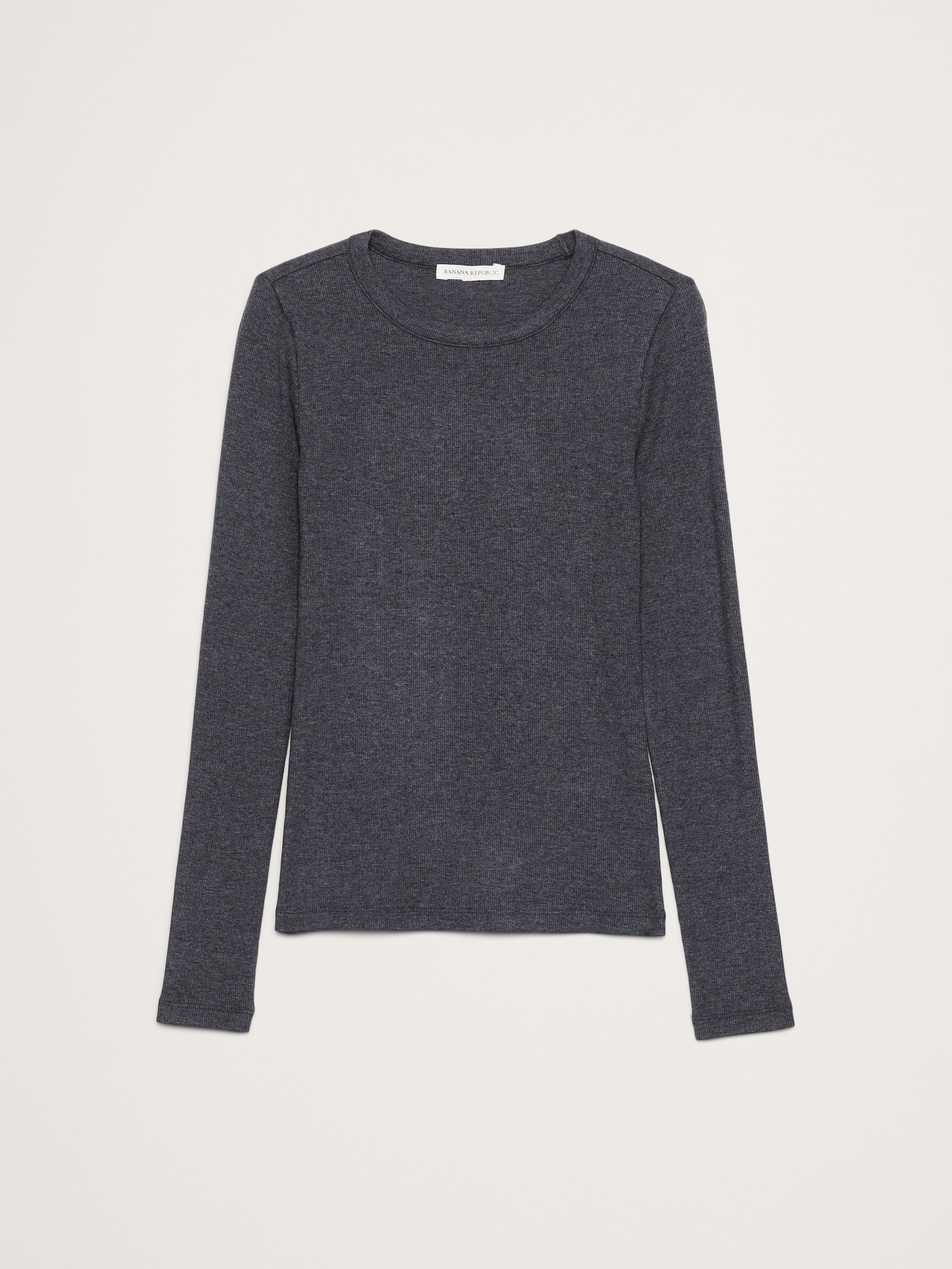 Image number 4 showing, Ribbed Crew-Neck T-Shirt