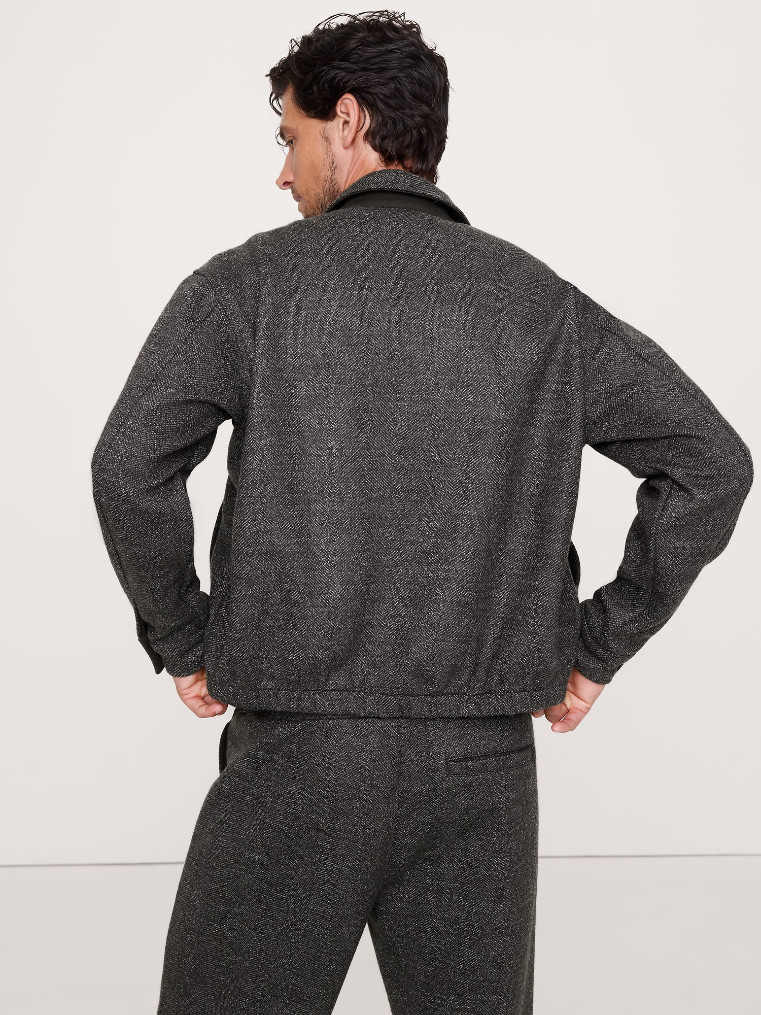 Image number 2 showing, Herringbone Garage Jacket