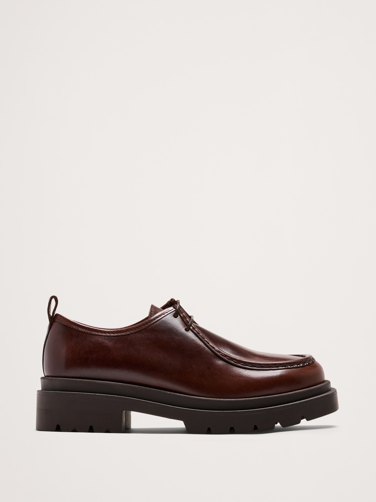 CHAUSSURE DERBY EN CUIR ITALIEN