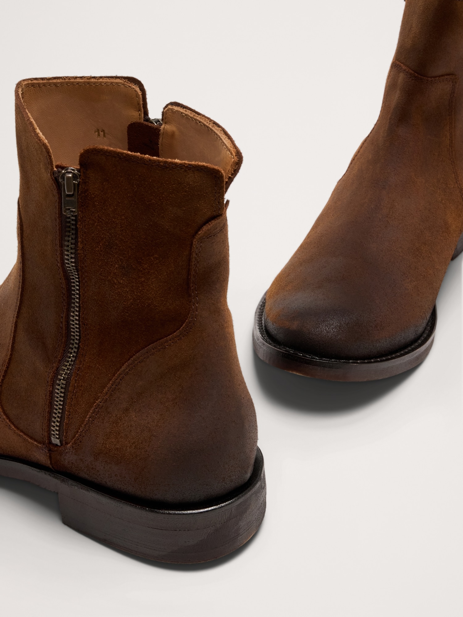 Image number 6 showing, Suede Double-Zip Boot