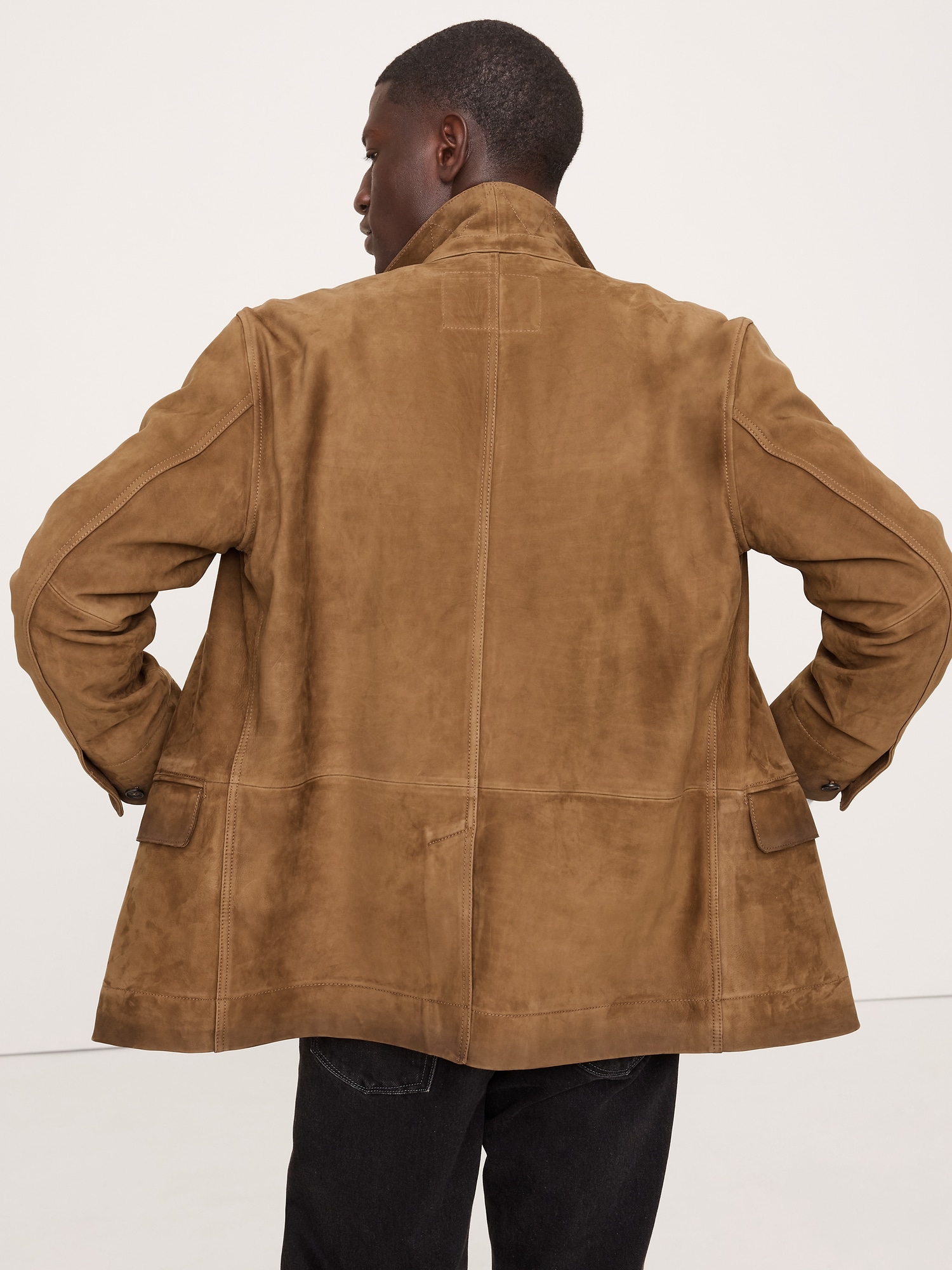 Image number 2 showing, Relaxed Nubuck Leather Blazer