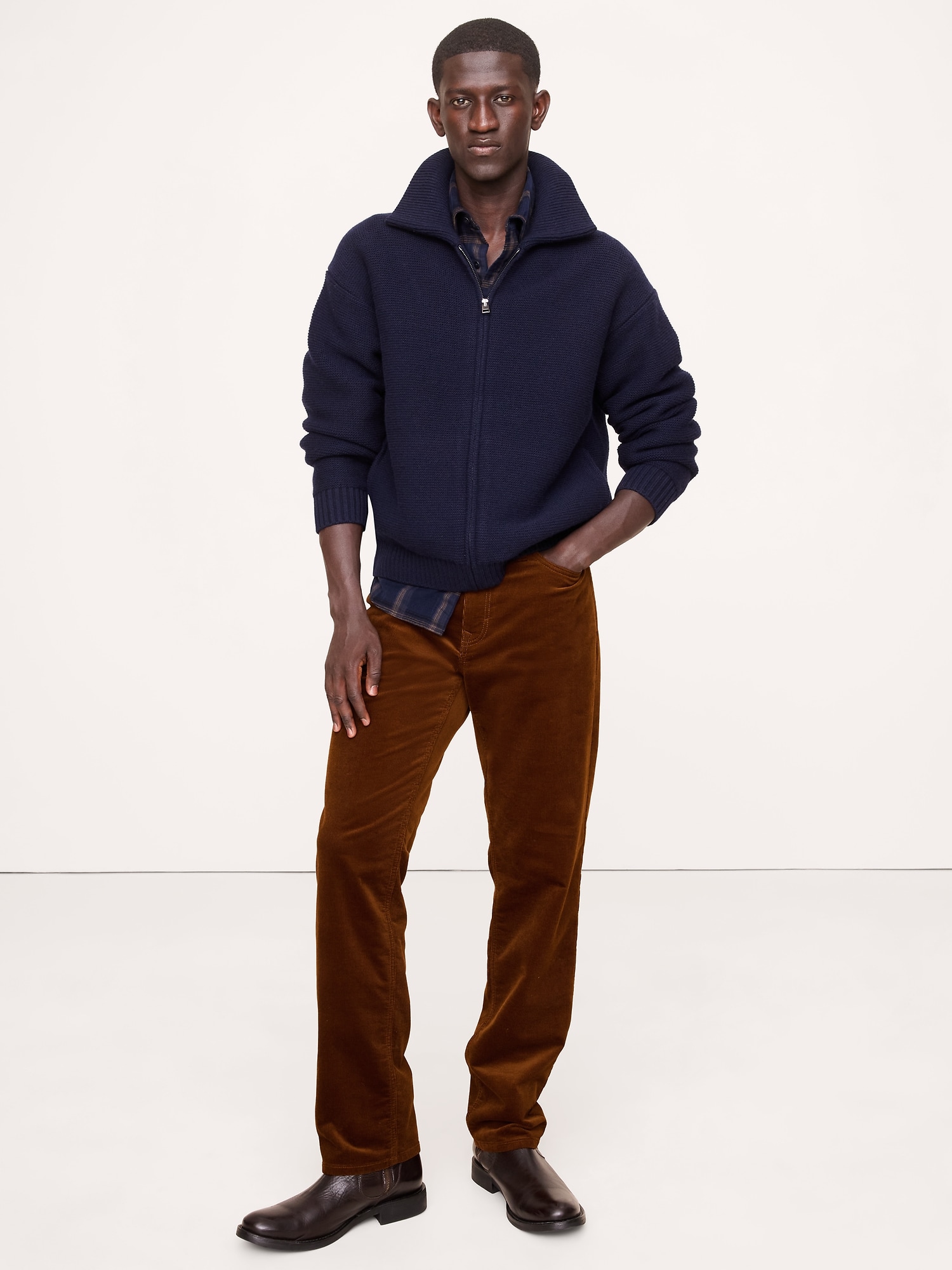 Image number 1 showing, Straight Corduroy Traveler Pant