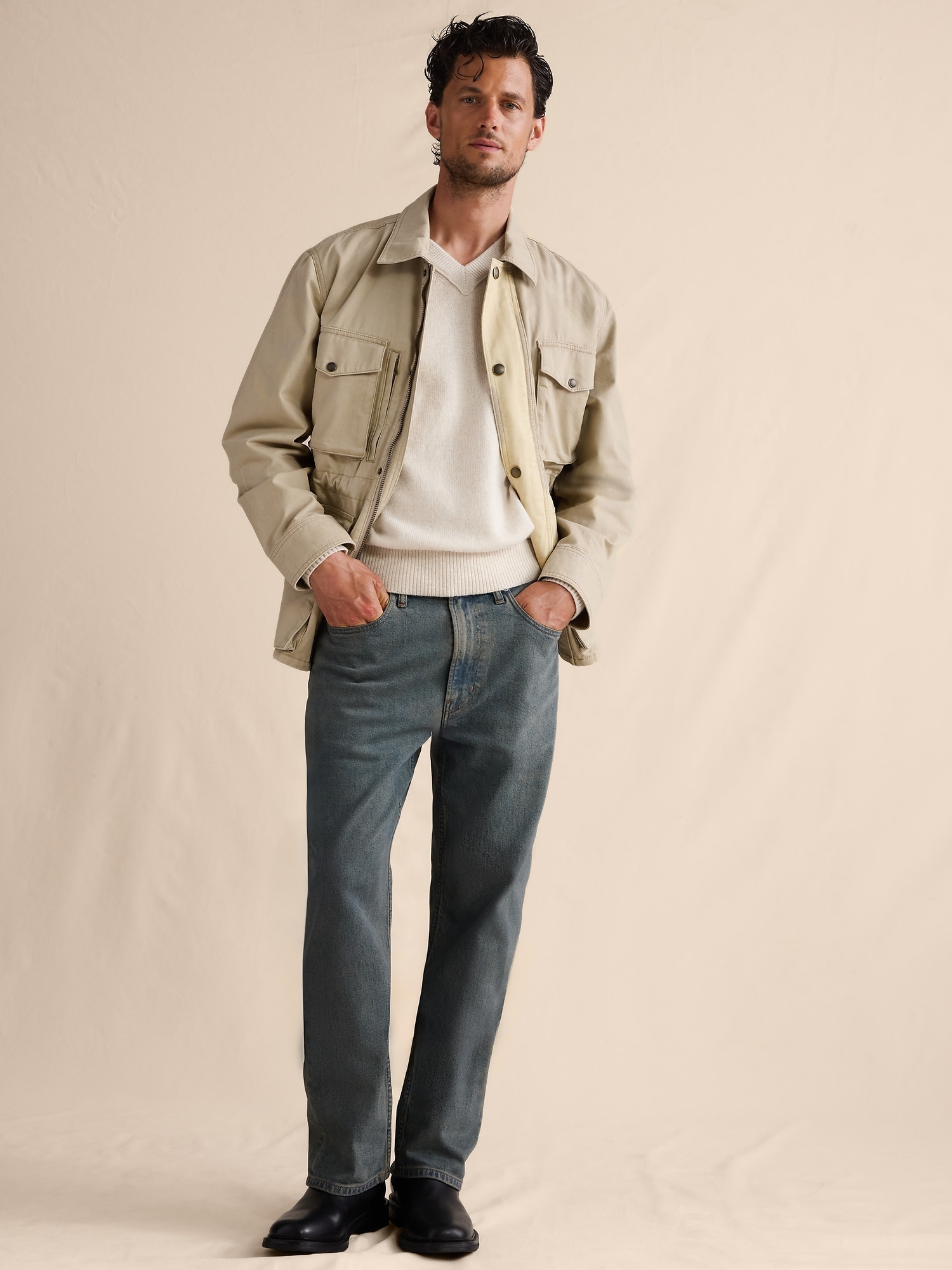 Straight Authentic Jean - Tinted Rinse