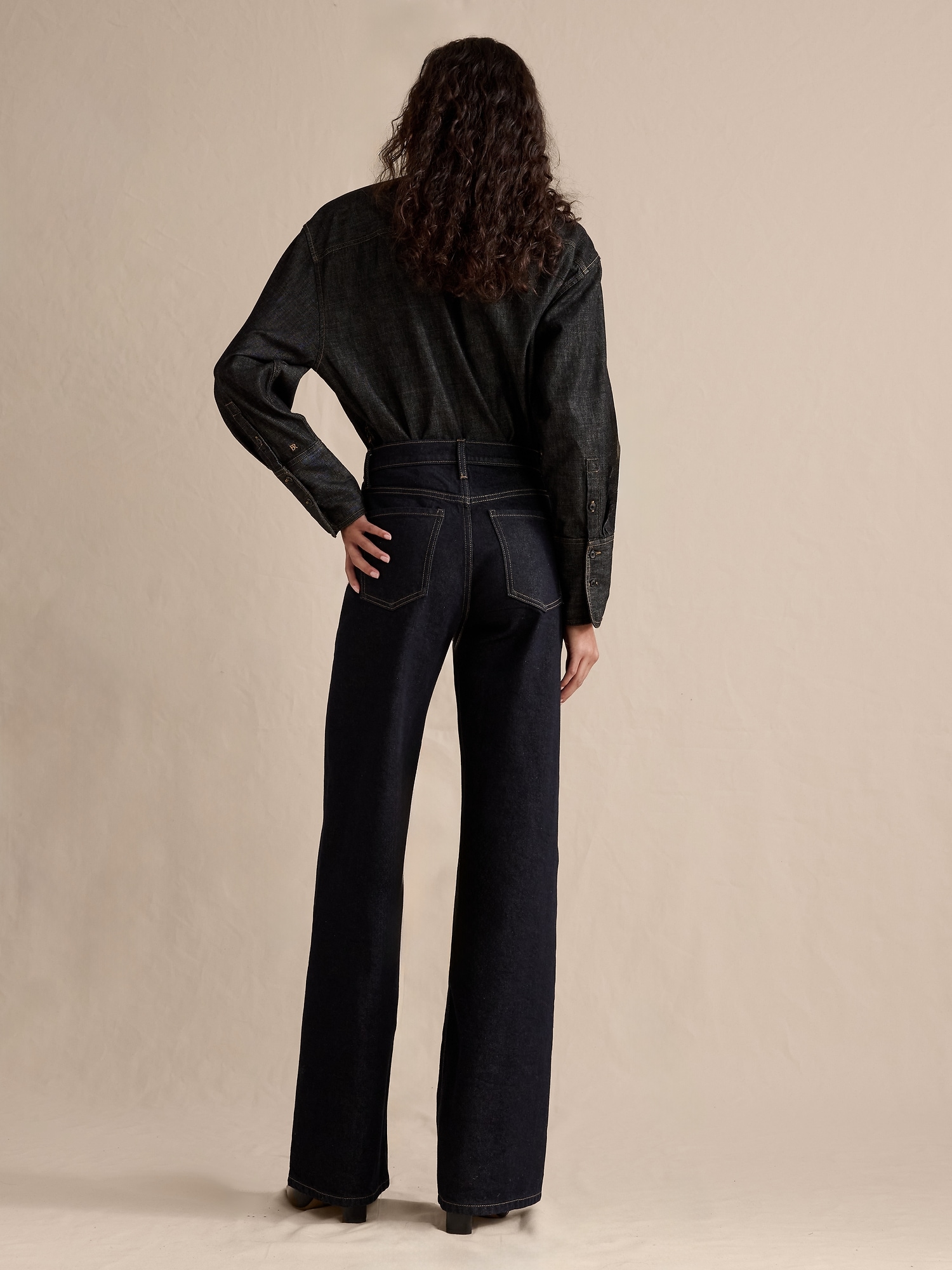 Image number 3 showing, THE ICON CLASSIC WIDE-LEG JEAN