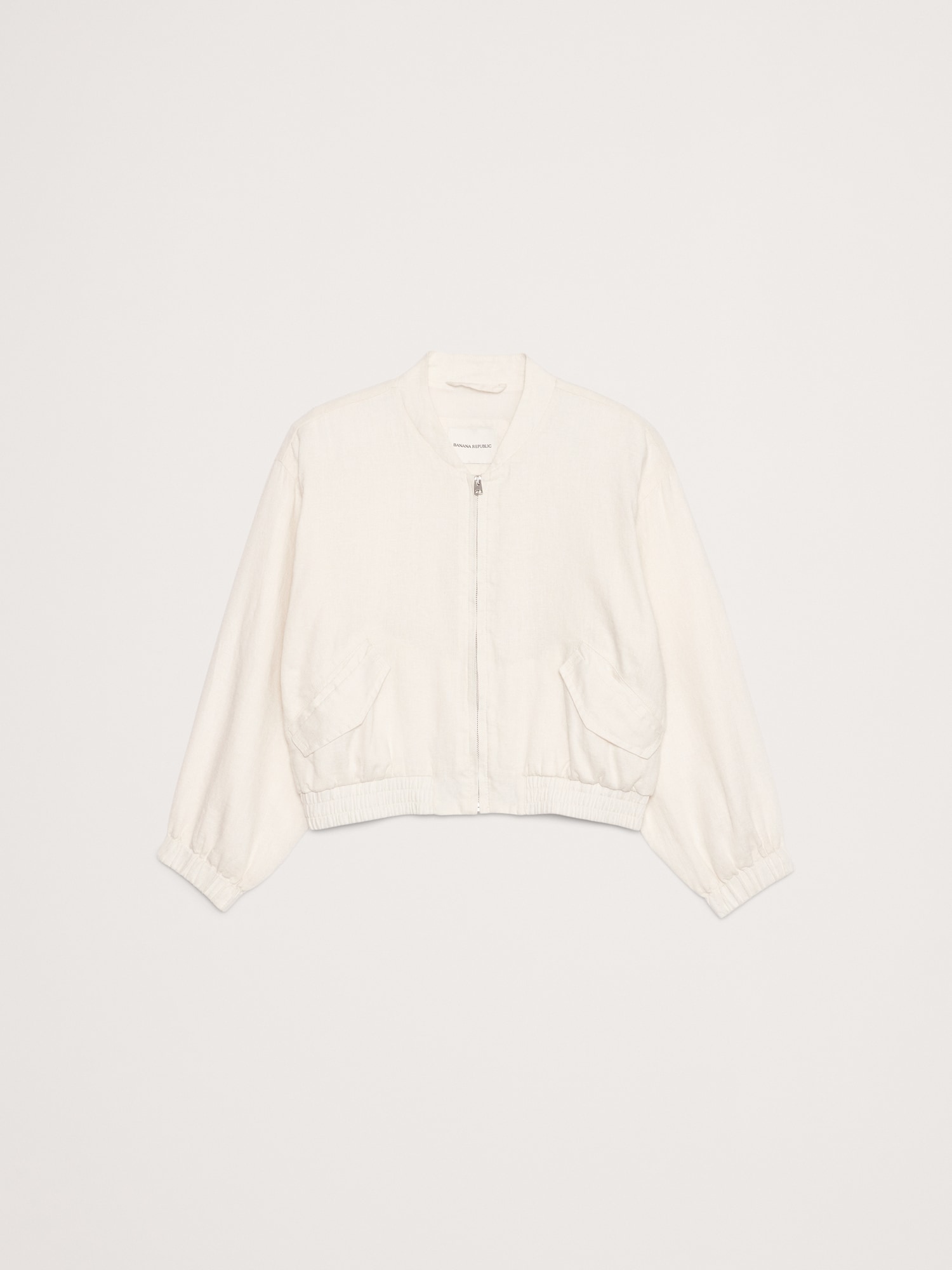 L'image numéro 5 présente Blouson d’aviateur en lin