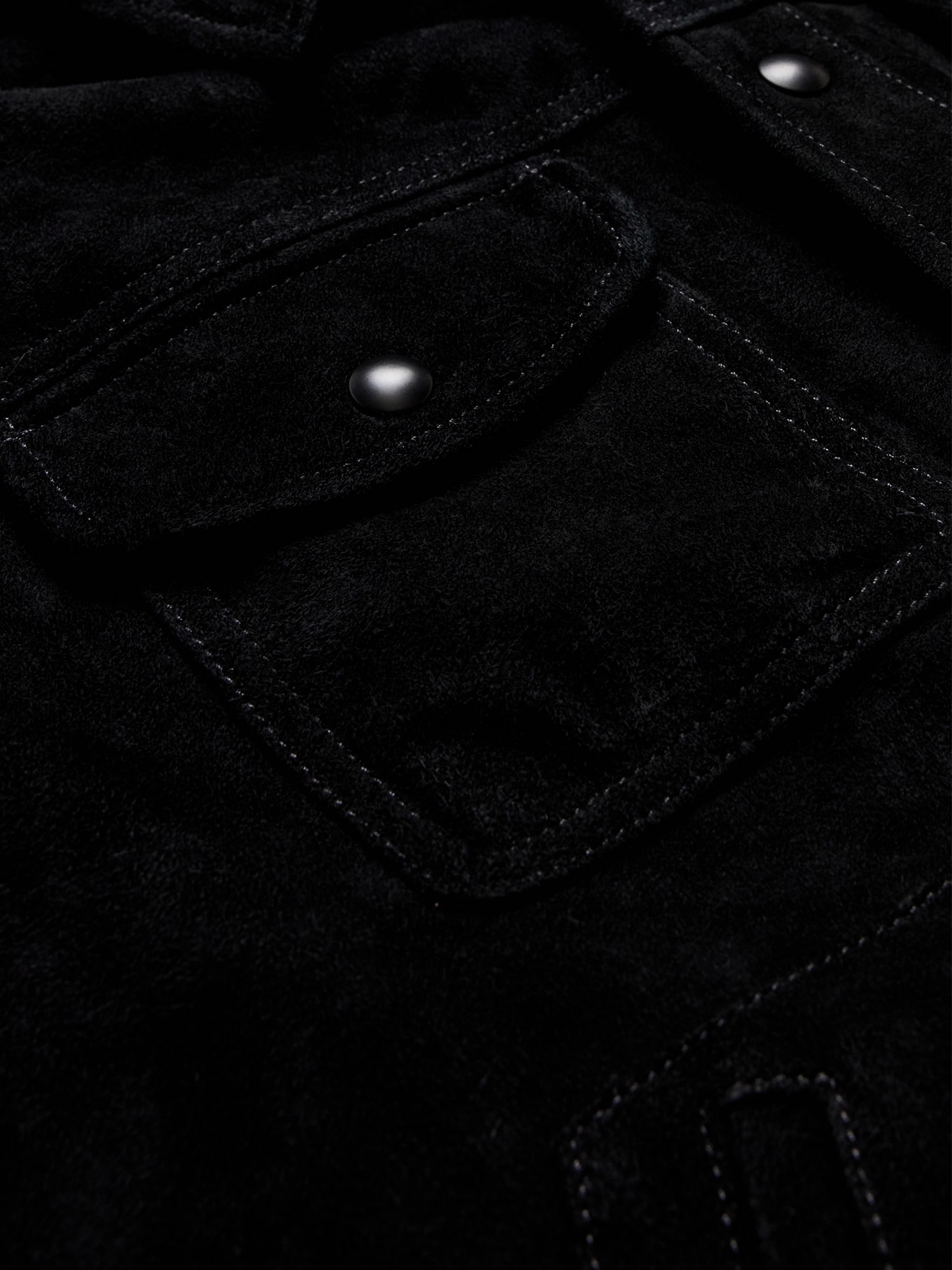 Image number 7 showing, Suede Trucker Jacket