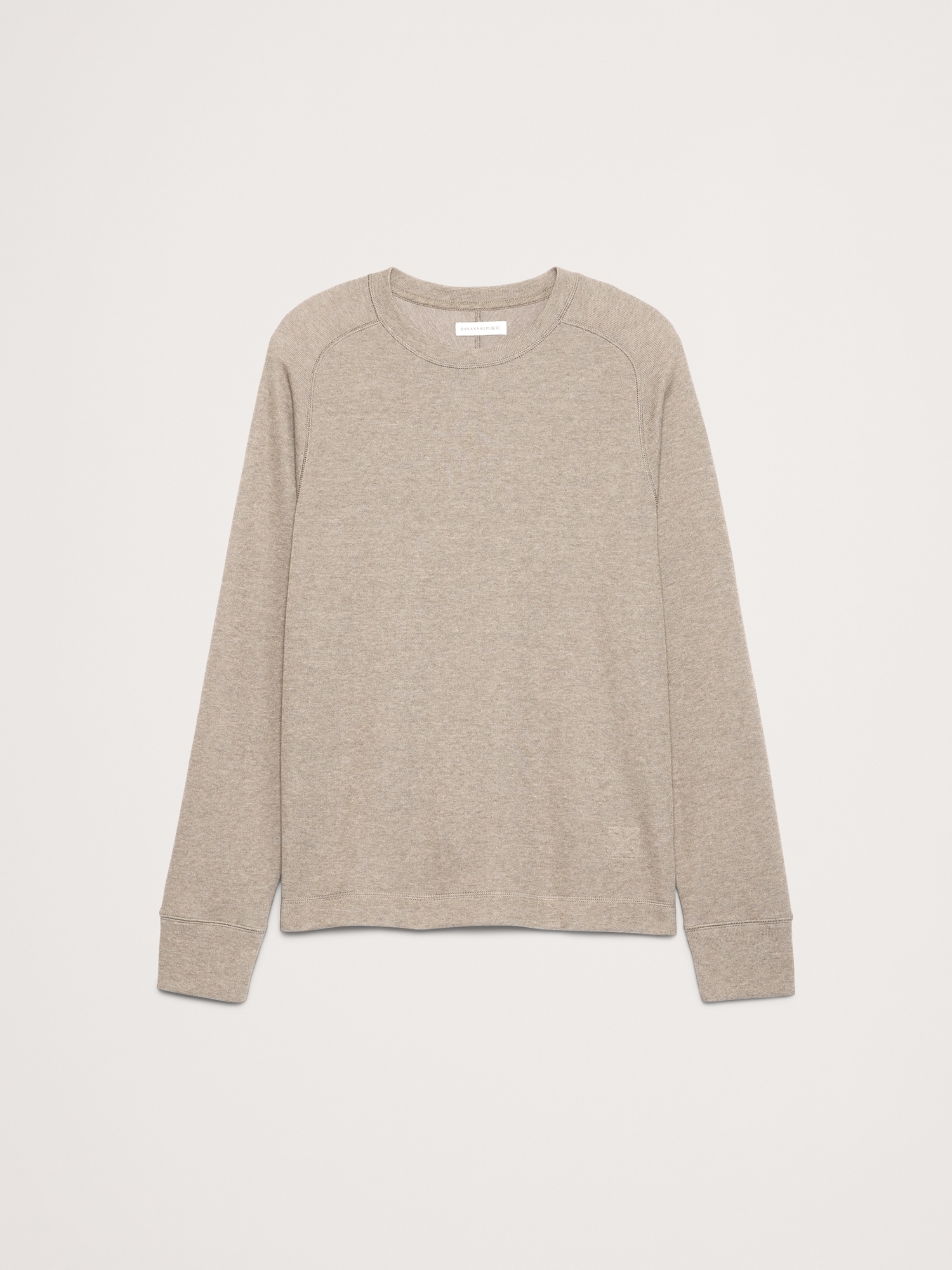 SLUB DOUBLE-KNIT CREW-NECK T-SHIRT