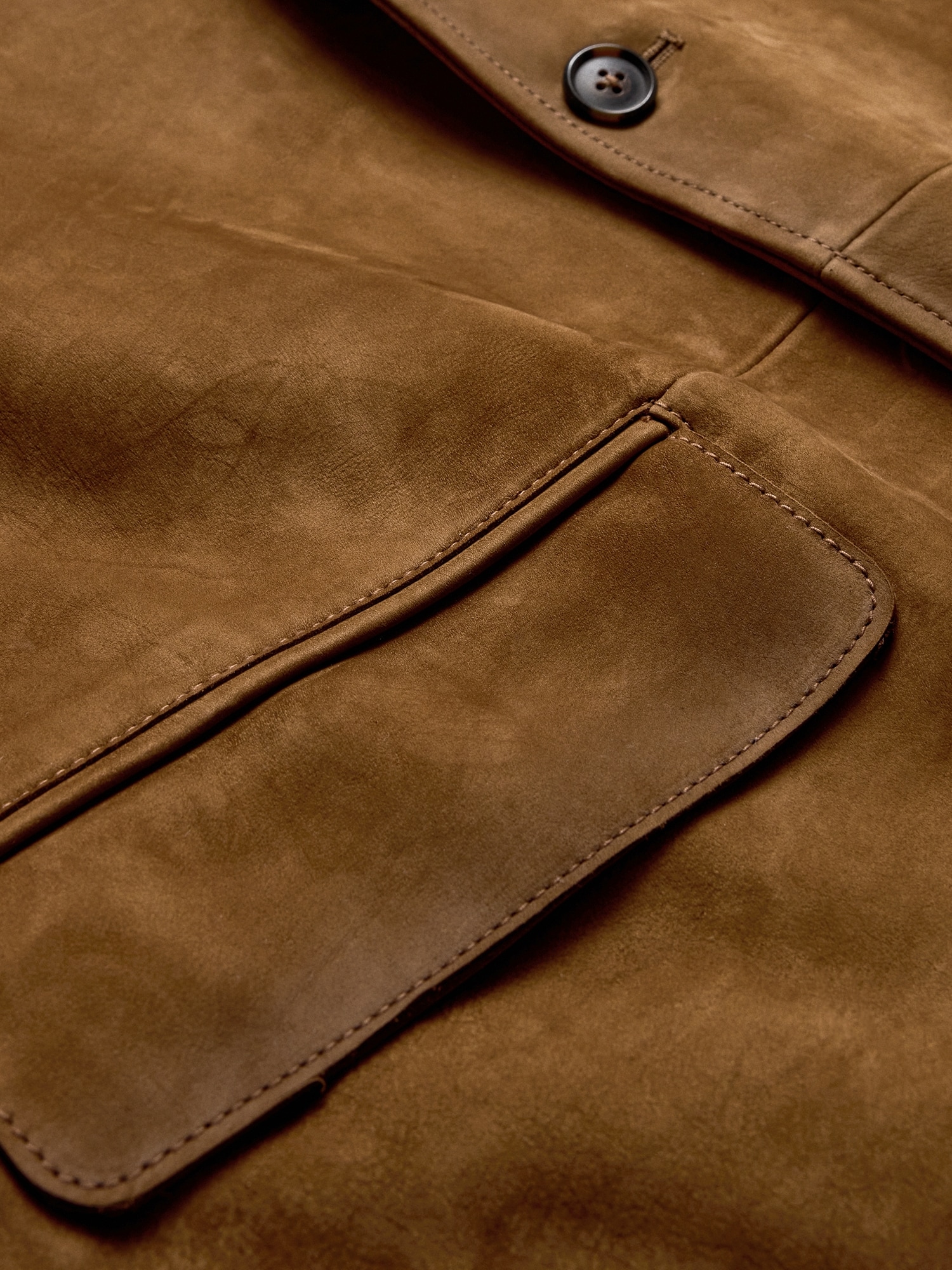 Image number 5 showing, Relaxed Nubuck Leather Blazer