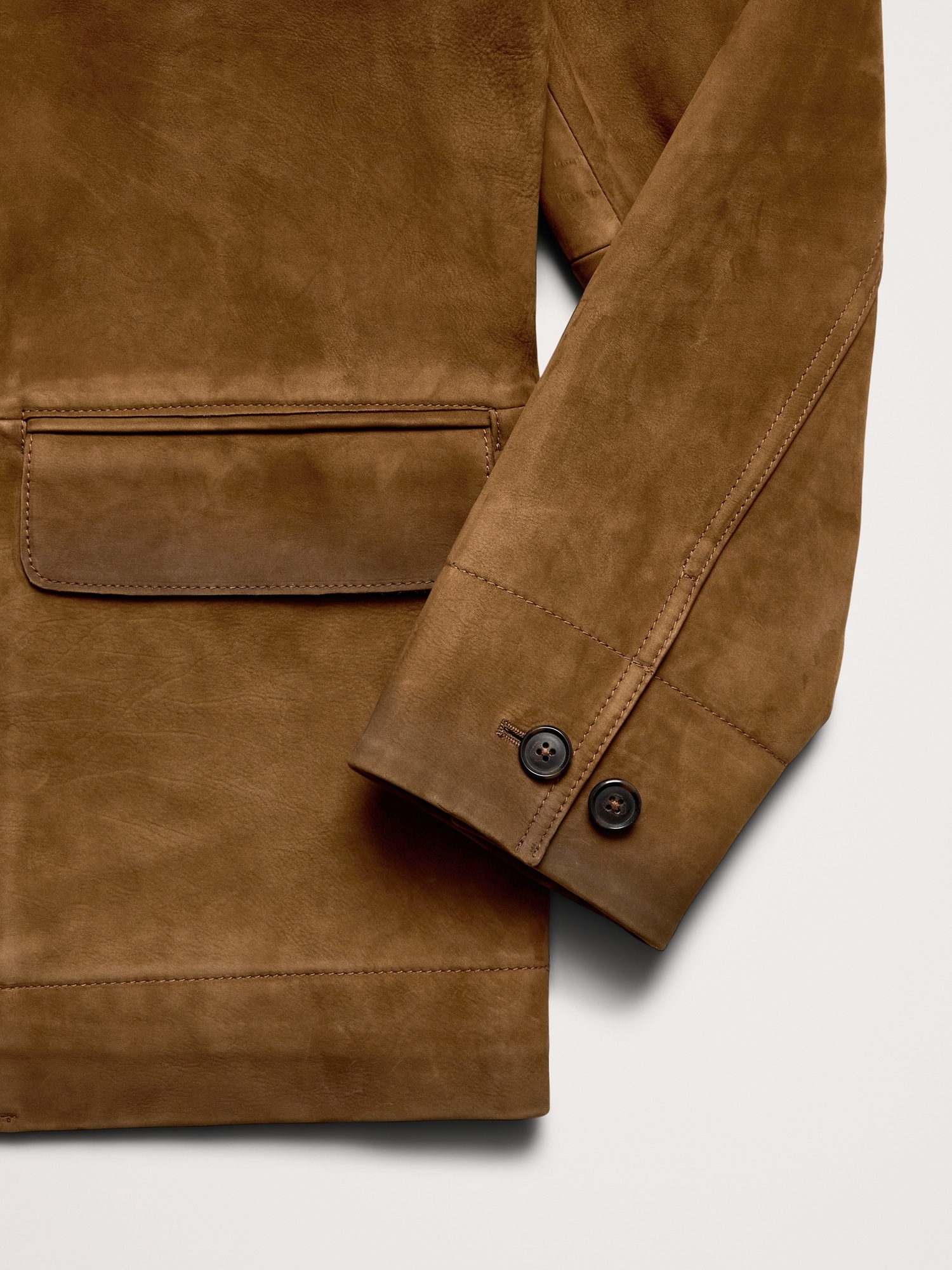 Image number 6 showing, Relaxed Nubuck Leather Blazer