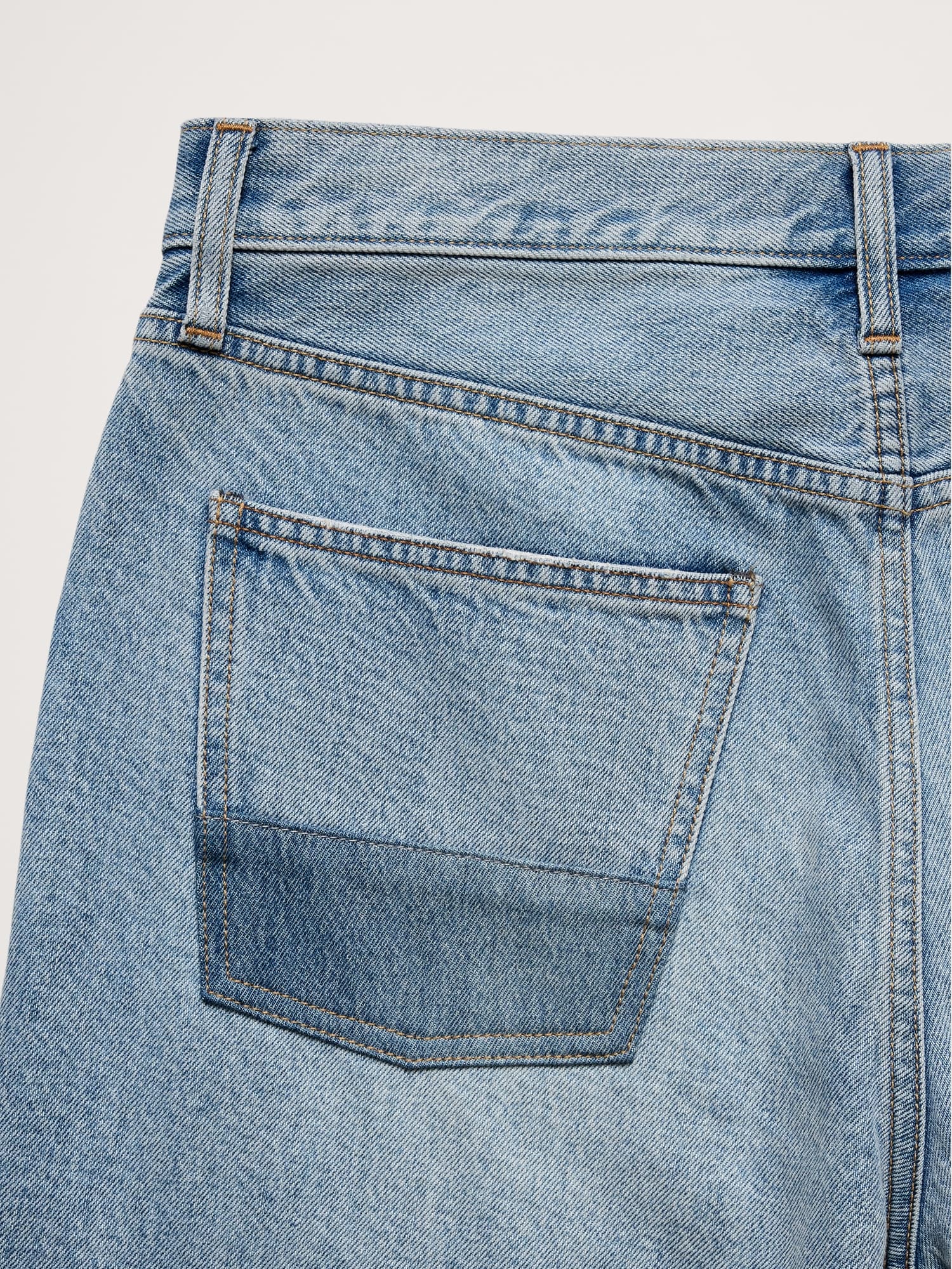 Image number 6 showing, Straight Patchwork Jean