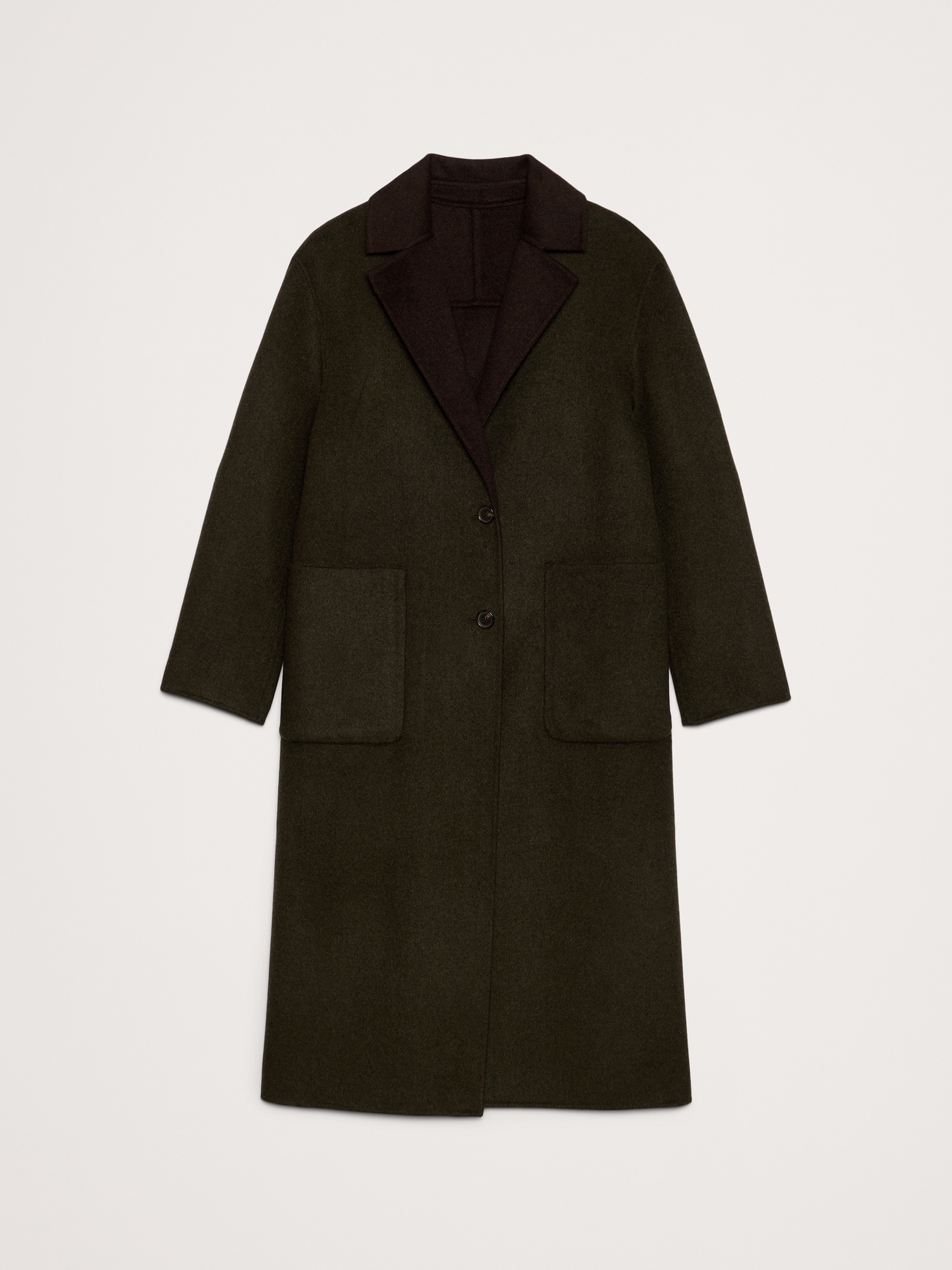 Image number 5 showing, Reversible Double-Faced Top Coat