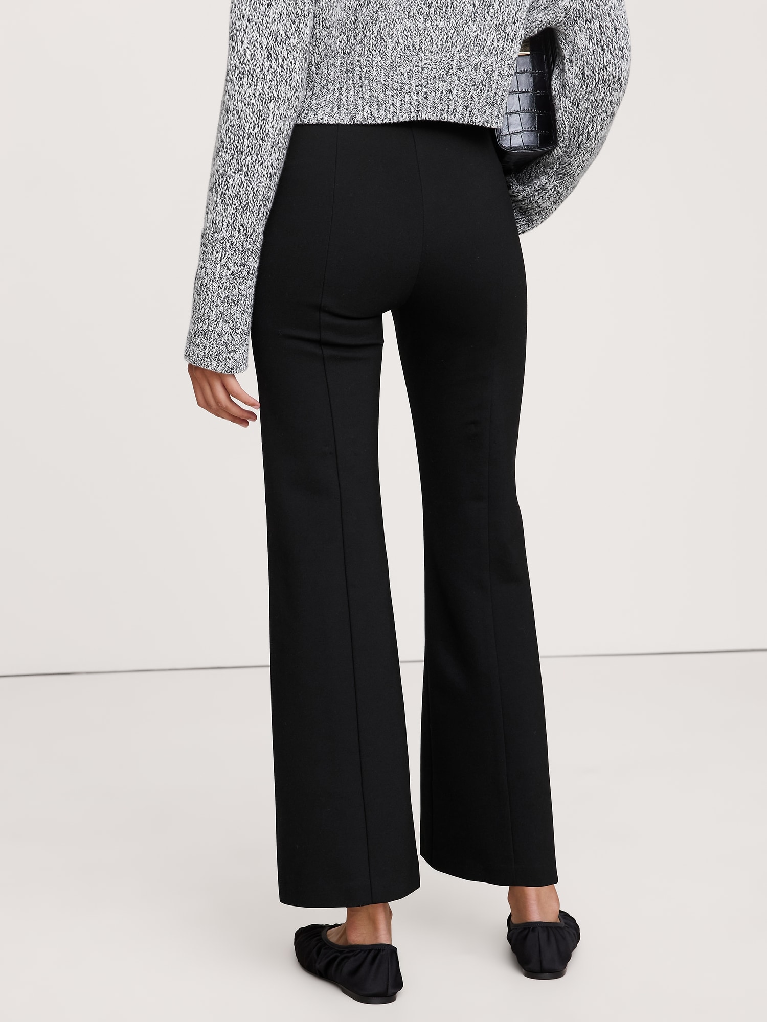 Crop Flare Everywhere Ponte Pull-On Pant