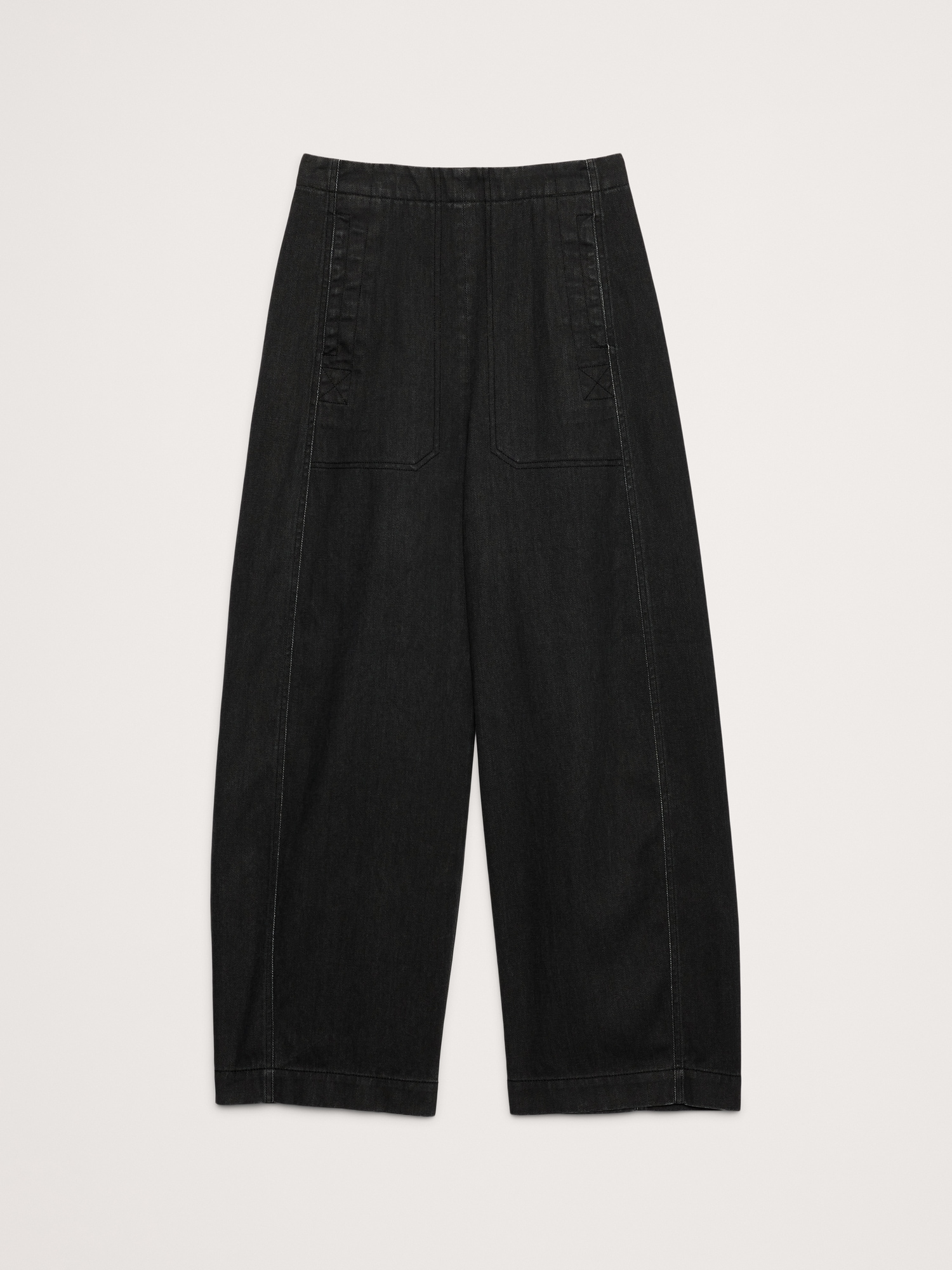 L'image numéro 8 présente PANTALON UTILITAIRE À TAILLE HAUTE ET JAMBE BARIL