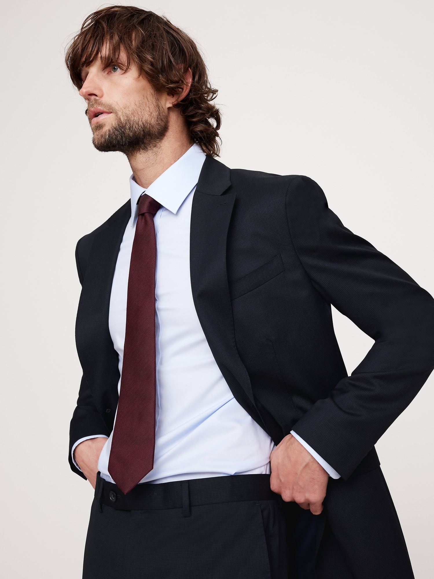 Image number 1 showing, Signature Italian Houndstooth Suit Jacket