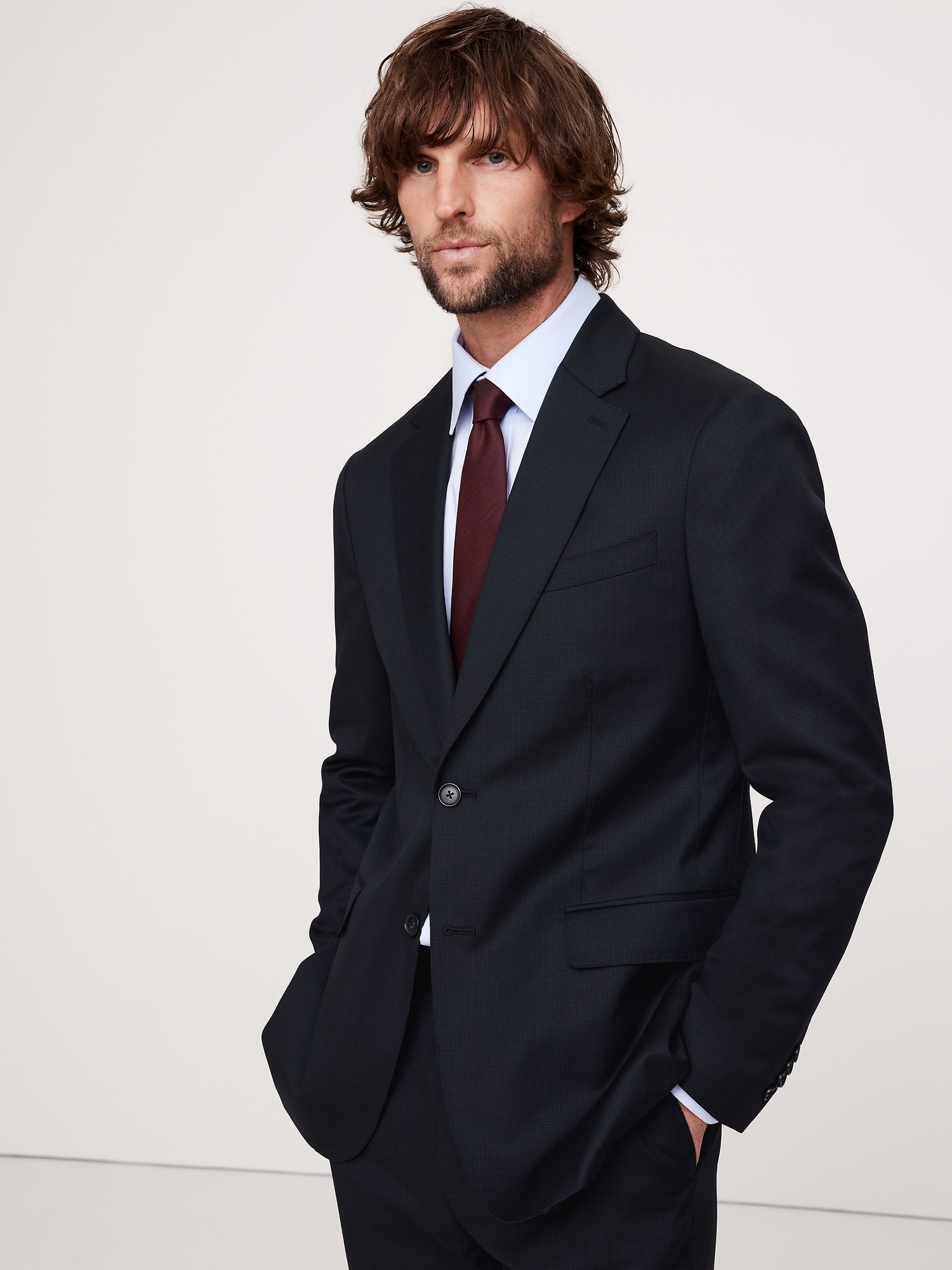 Image number 4 showing, Signature Italian Houndstooth Suit Jacket