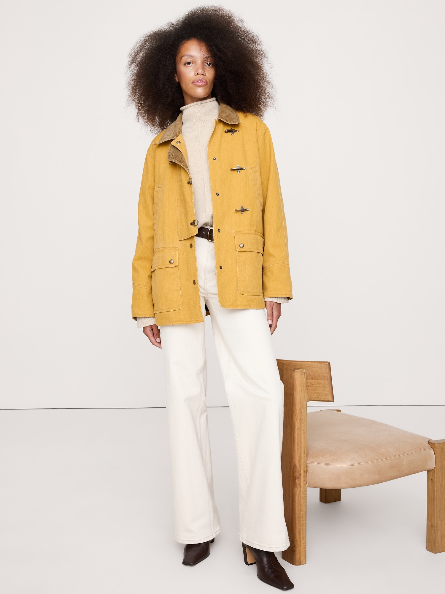 Barn Coat - Mustard Yellow