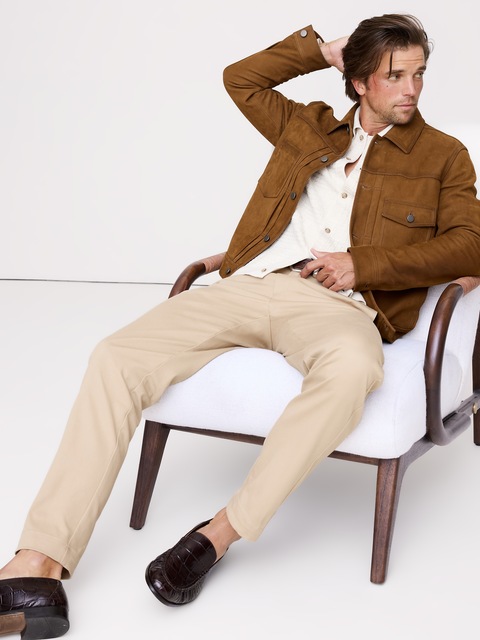 CHINO ÉTROIT EN TISSU ITALIEN EXTENSIBLE