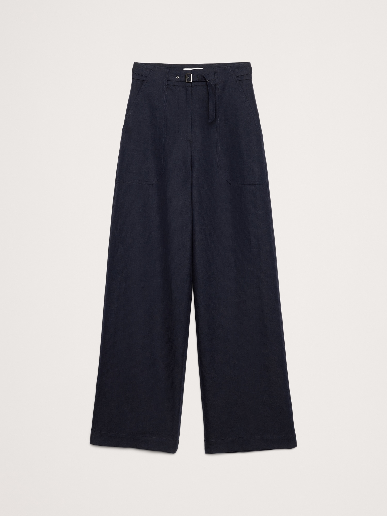 Image number 5 showing, HIGH-RISE WIDE-LEG STUDIO PANT