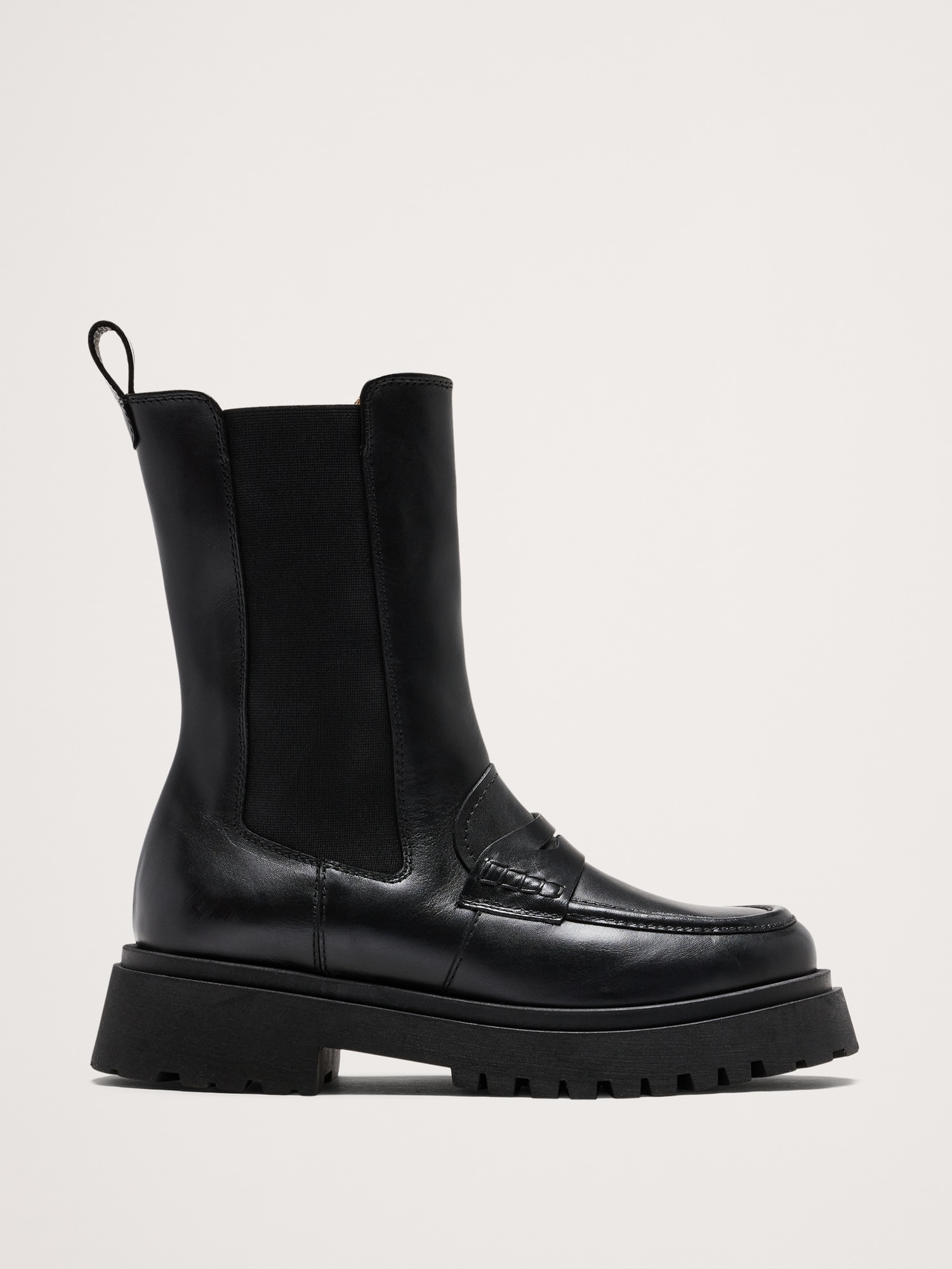 BOTTE CHELSEA FLÂNEUSE EN CUIR ITALIEN