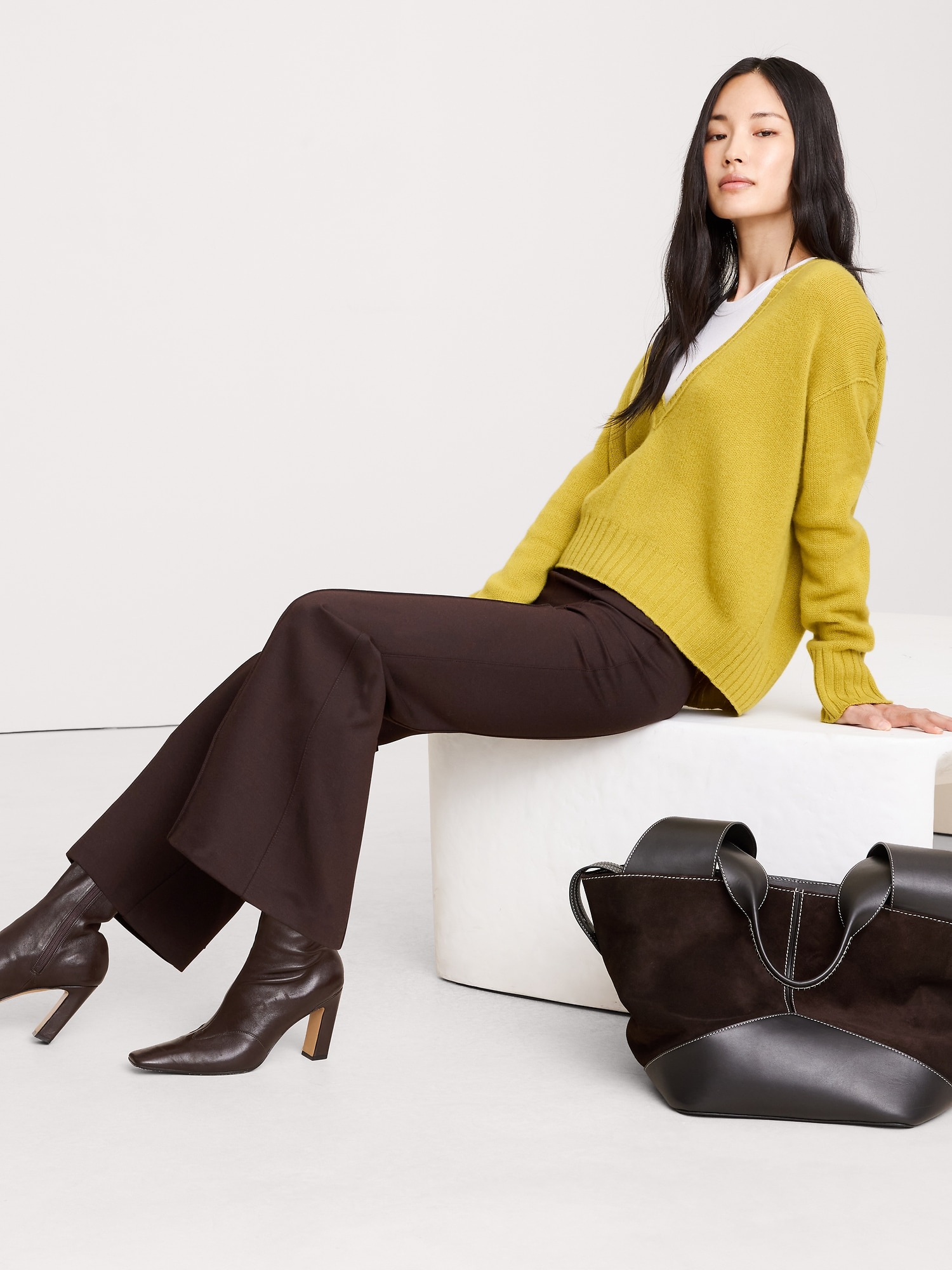 Image number 4 showing, Crop Flare Everywhere Ponte Pull-On Pant