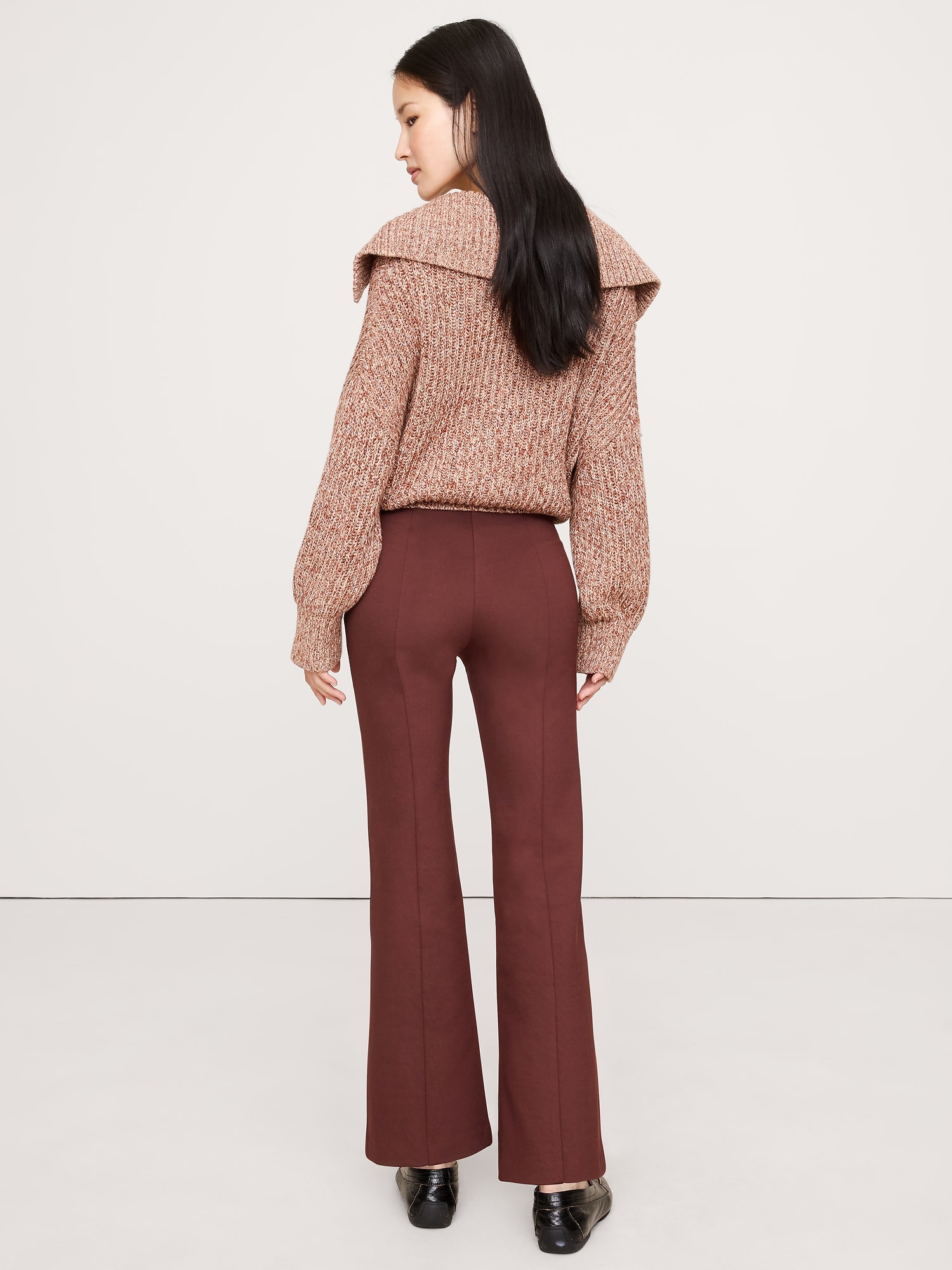 Image number 6 showing, Crop Flare Everywhere Ponte Pull-On Pant