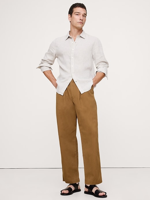 Loose Lightweight Cotton Pull-On Pant