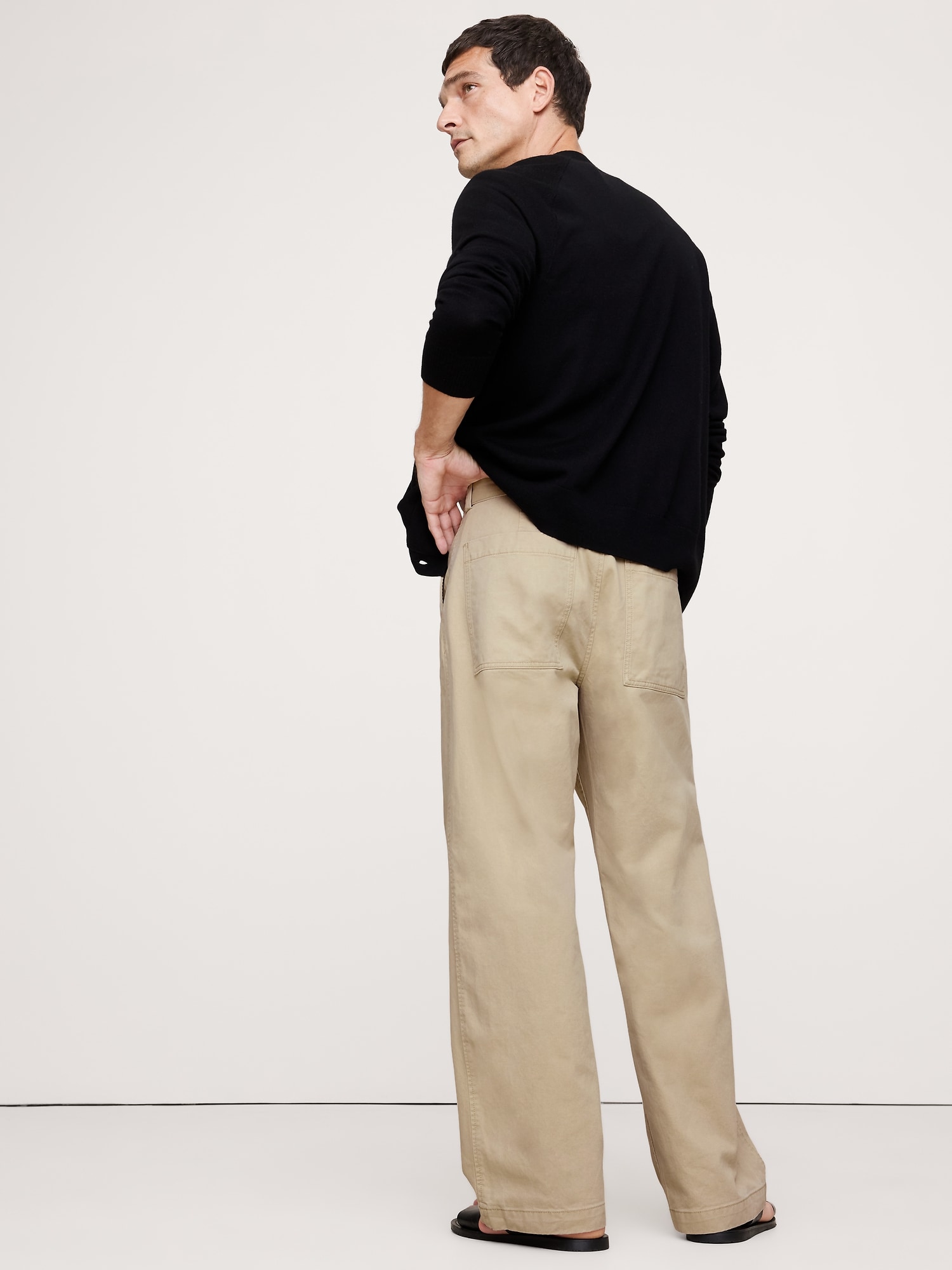 Image number 7 showing, Loose Chino with Belt