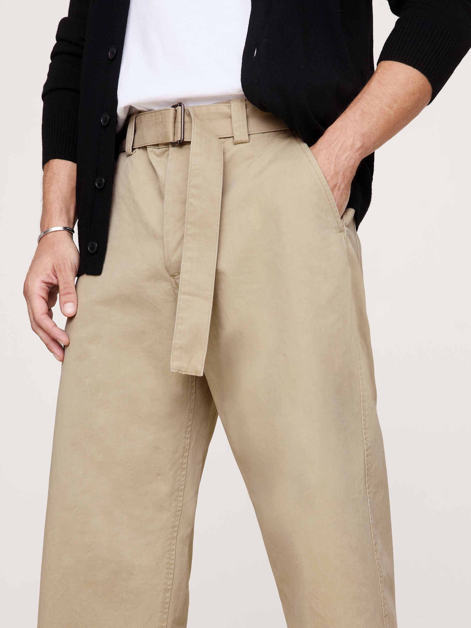 Image number 8 showing, Loose Chino with Belt