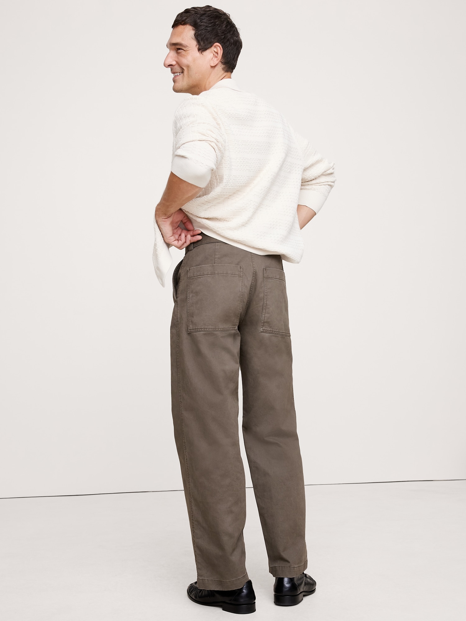 Image number 3 showing, Loose Chino with Belt