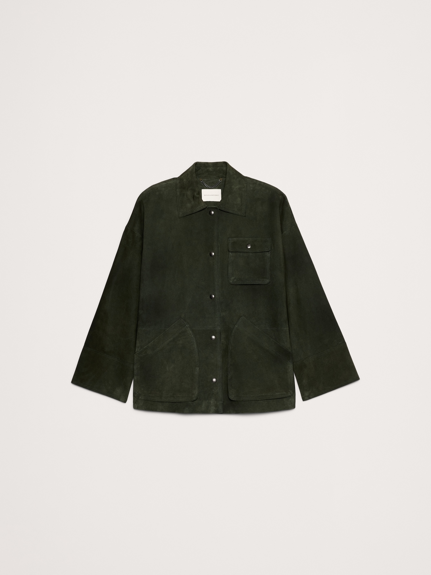 L'image numéro 5 présente Veste-chemise en suède, collection Heritage