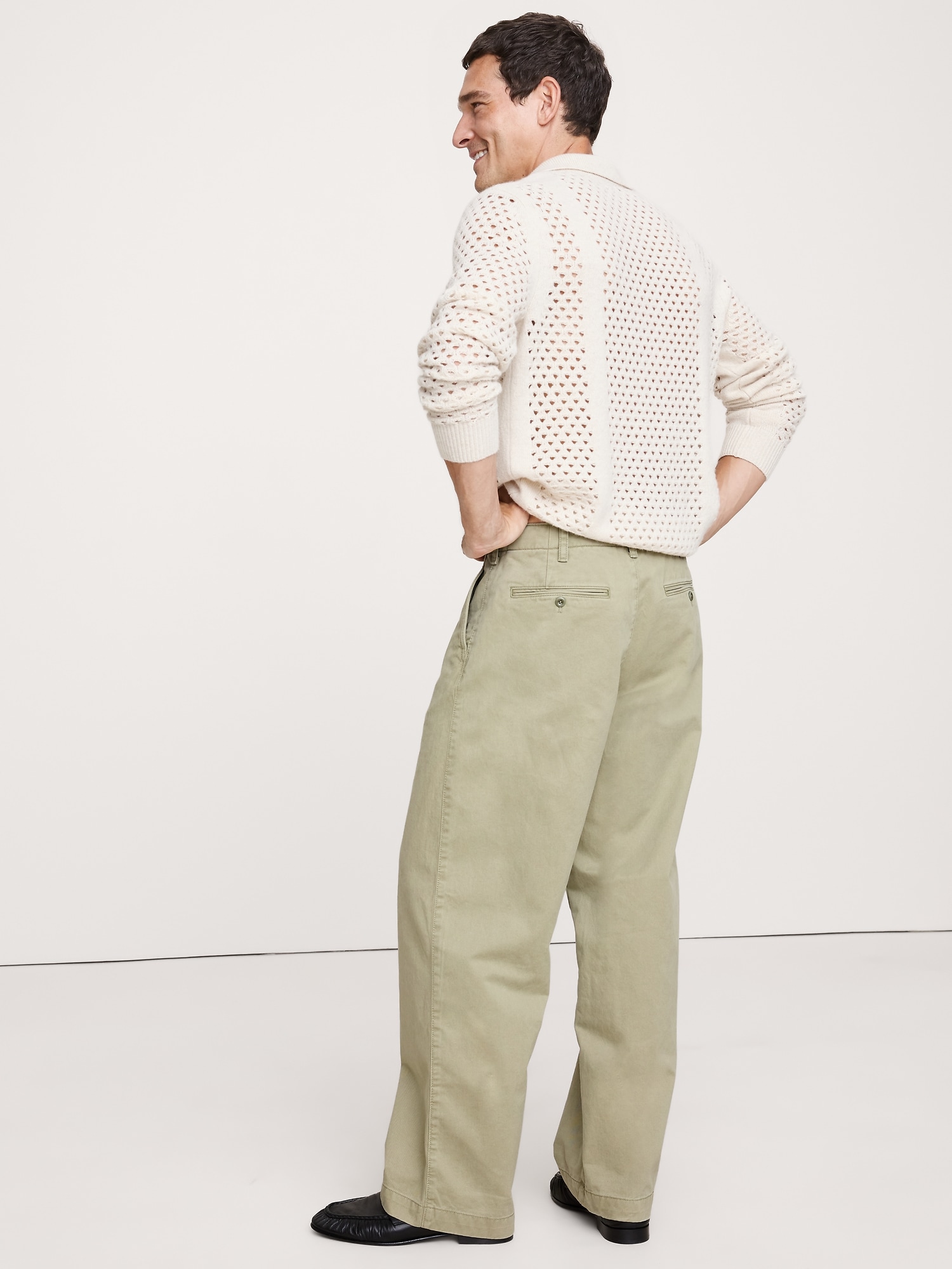 Image number 2 showing, Loose Pleated Chino