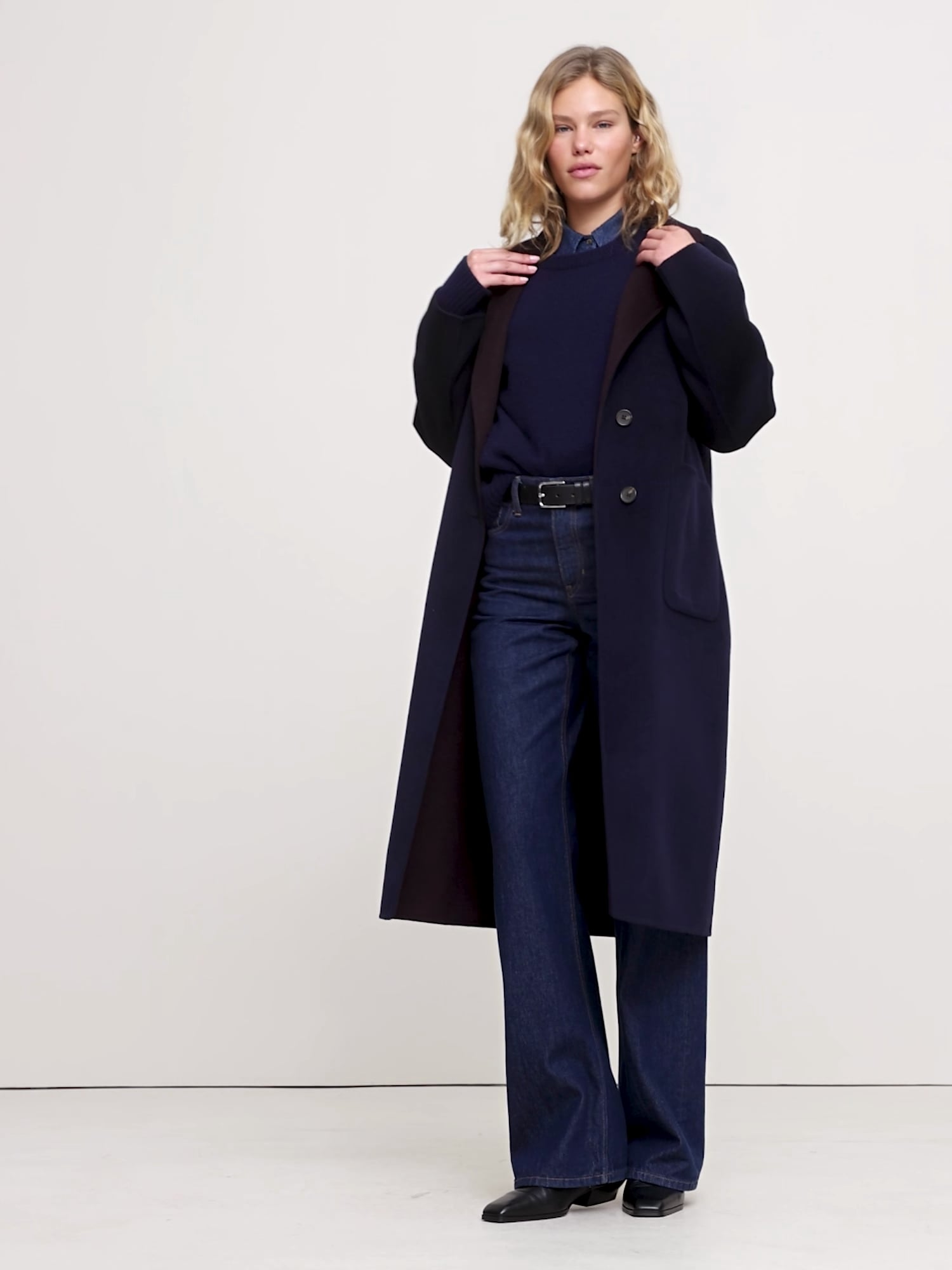 【90's Banana Republic】と【agnes b. Coat】 Double-Faced Top Coat | Banana Republic